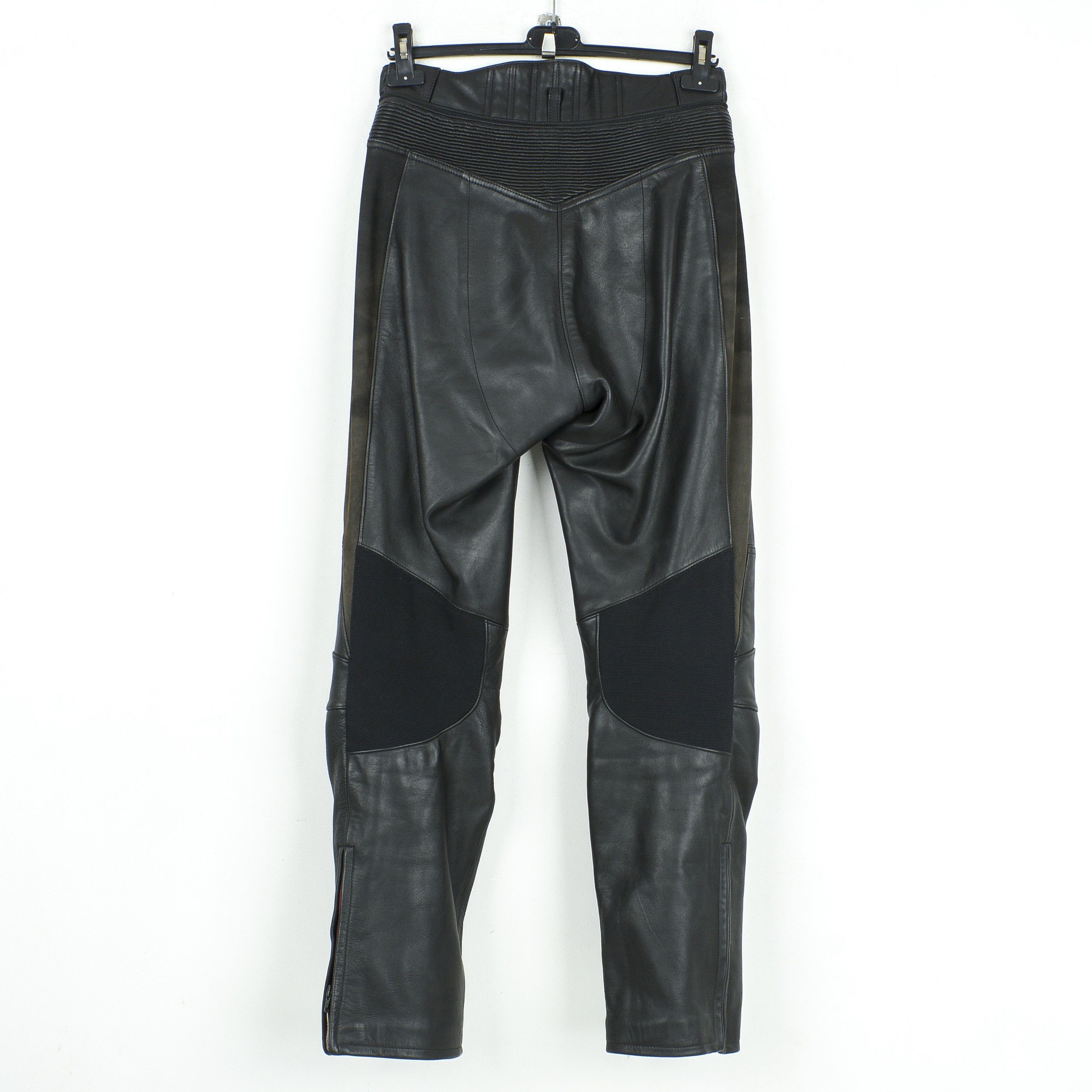 Hein Gericke × Leather SAFE Hiprotec M Leather Motorcycle UK 10 Pants Biker Trouser Size 30" / US 8 / IT 44 - 3 Thumbnail