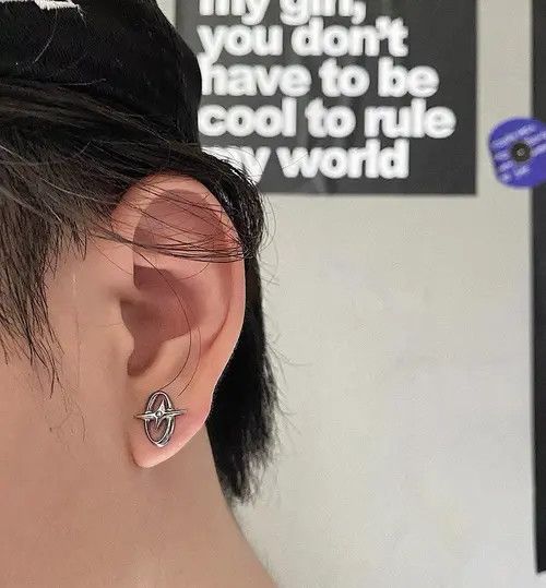 Designer Retro punk earrings Size ONE SIZE - 1 Thumbnail