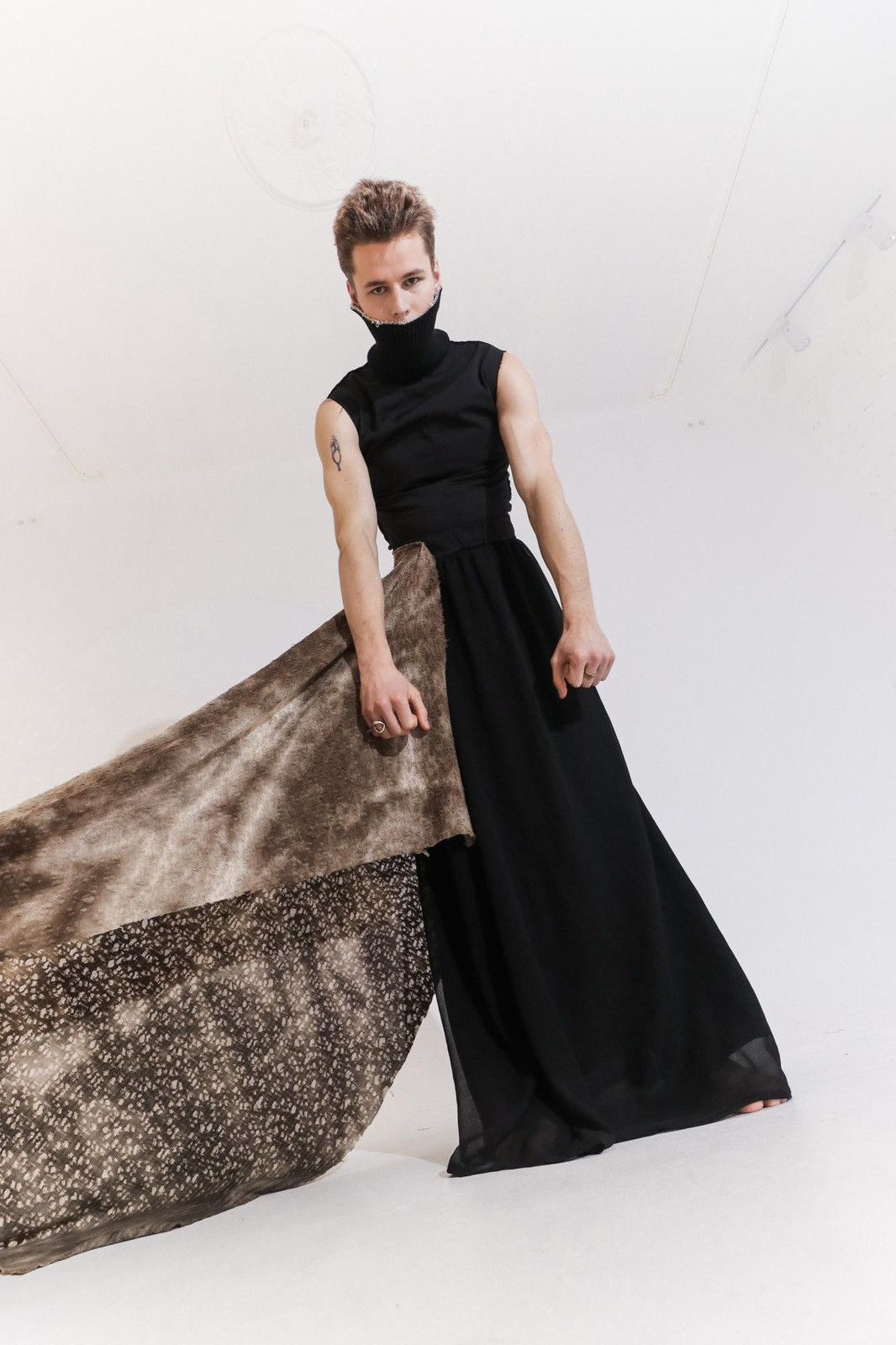 Handmade Long skirt avant garde Size 25" / US 0 / IT 36 - 5 Thumbnail