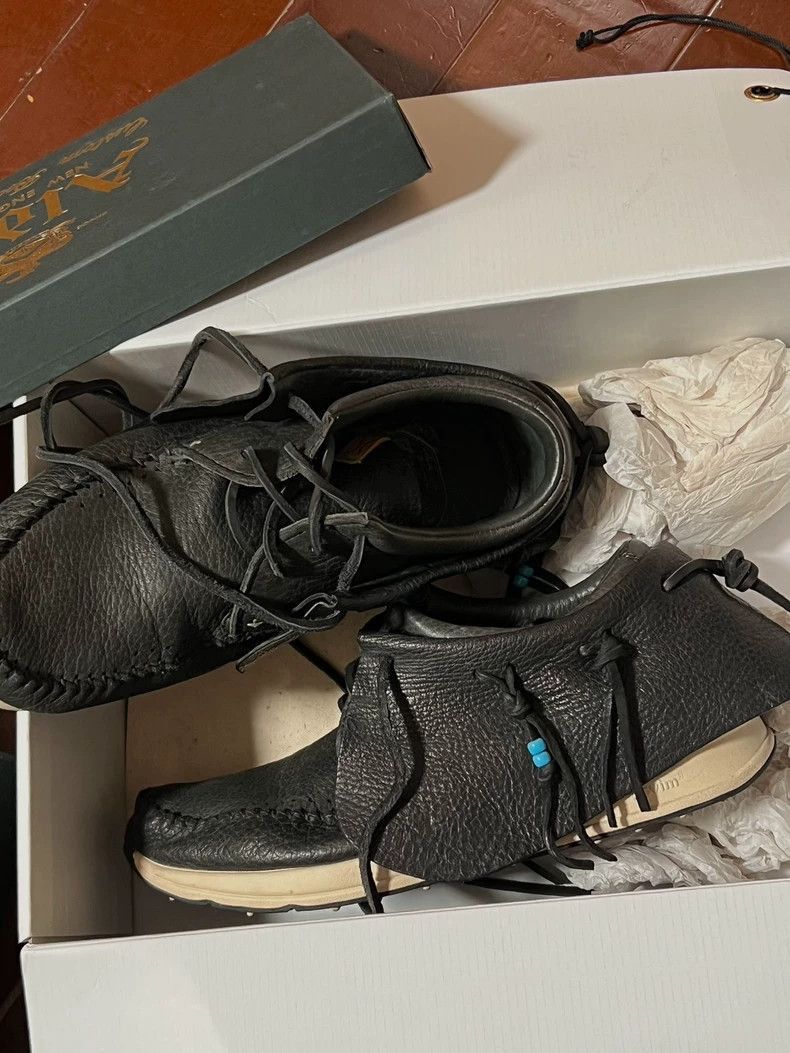 Visvim VisvimVisvim FBT Black Leather Kangaroo Shoes-2504 Size US 8 / EU 41 - 5 Thumbnail