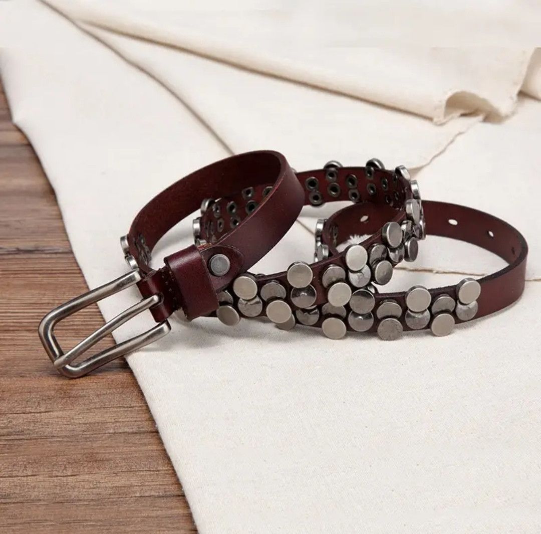 Japanese Brand Women Leather Belt Size ONE SIZE - 2 Thumbnail