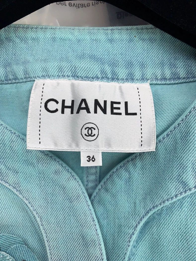 Chanel Chanel Blue denim jacket Size XS / US 0-2 / IT 36-38 - 4 Thumbnail