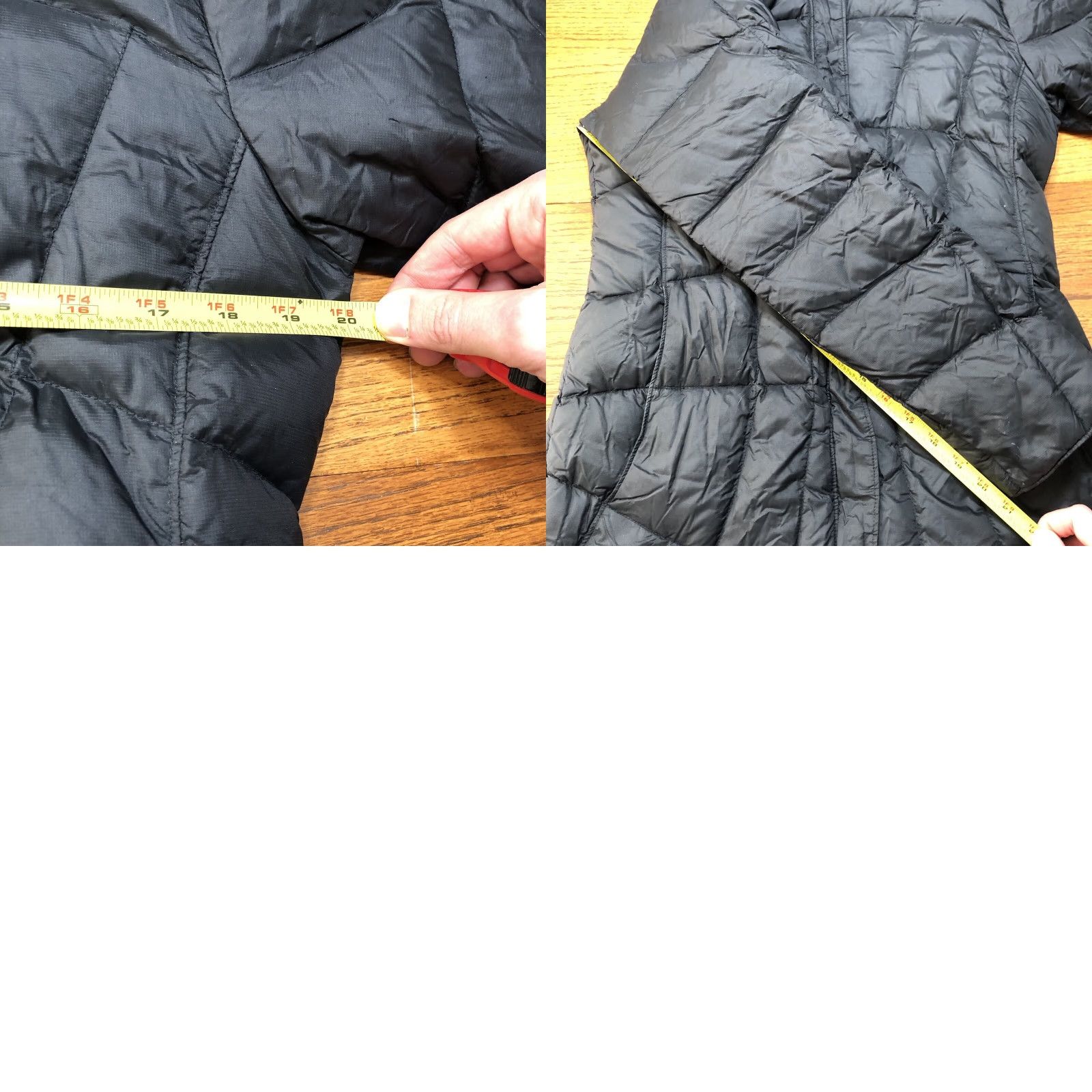 Mountain Hardwear VINTAGE Mountain Hardwear Jacket Womens S Black Full Zip Down Puffer Trench Coat Hooded Size S / US 4 / IT 40 - 10 Thumbnail