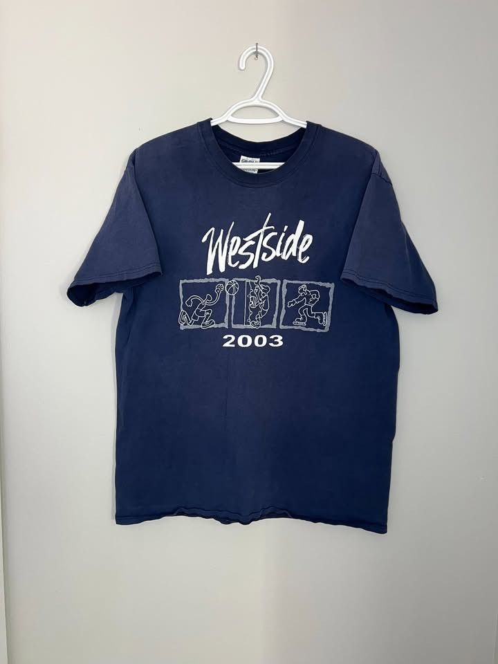 Gildan Vintage 2003 Y2K Westside Faded Graphic Tee Size US L / EU 52-54 / 3 - 1 Thumbnail