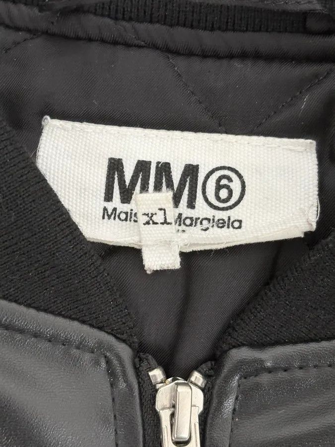 Maison Margiela FW2023 Maison Margiela Black Bomber Jacket Faux Leather Calendar Emboss Size XL Size US XL / EU 56 / 4 - 11 Thumbnail
