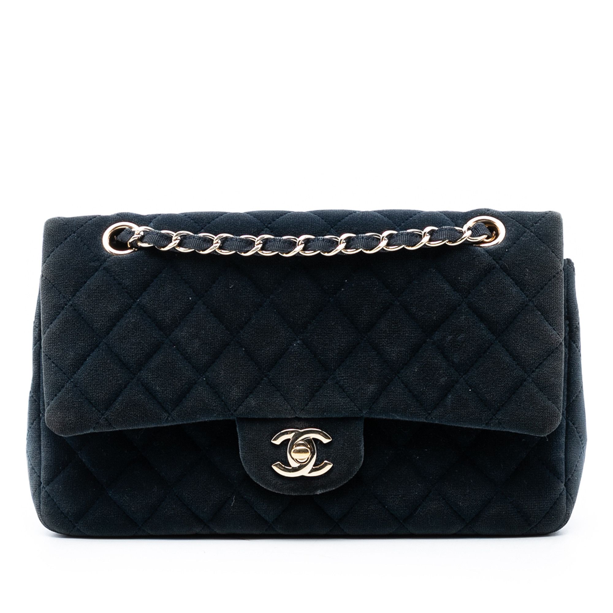 Chanel Chanel Medium Classic Velvet Double Flap Size ONE SIZE - 1 Thumbnail