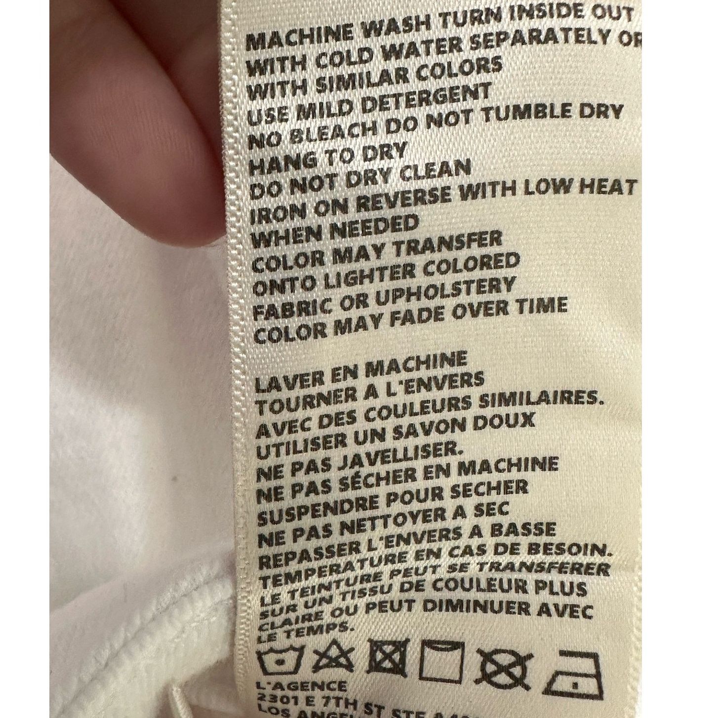 L'AGENCE L’Agence white flare jeans size 25 - 0 Size 25" / US 0 / IT 36 - 5 Thumbnail