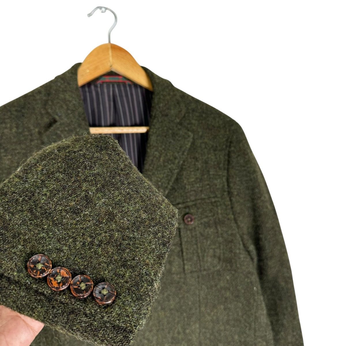 Harris Tweed 🌟HARRIS TWEED PURE WOOL BLAZER COAT Size US M / EU 48-50 / 2 - 4 Thumbnail