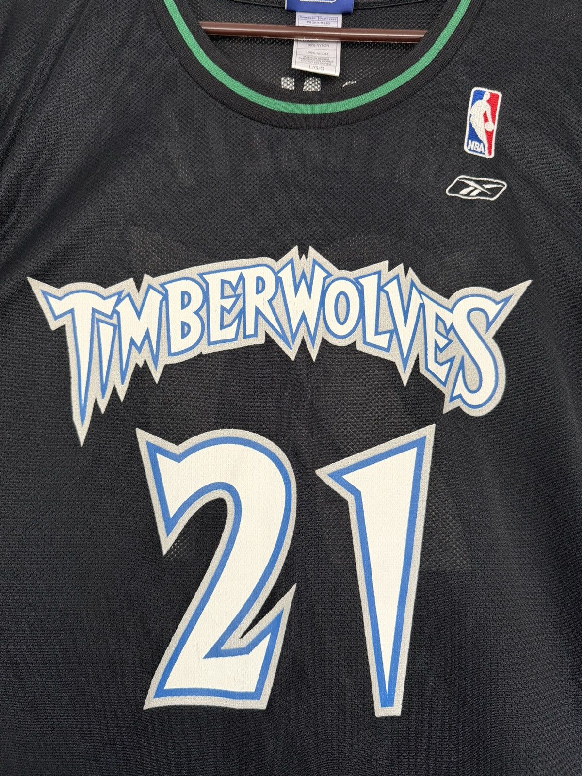 Reebok REEBOK MINNESOTA TIMBERWOLVES KEVIN GARNETT JERSEY #21 NBA Size US L / EU 52-54 / 3 - 7 Thumbnail