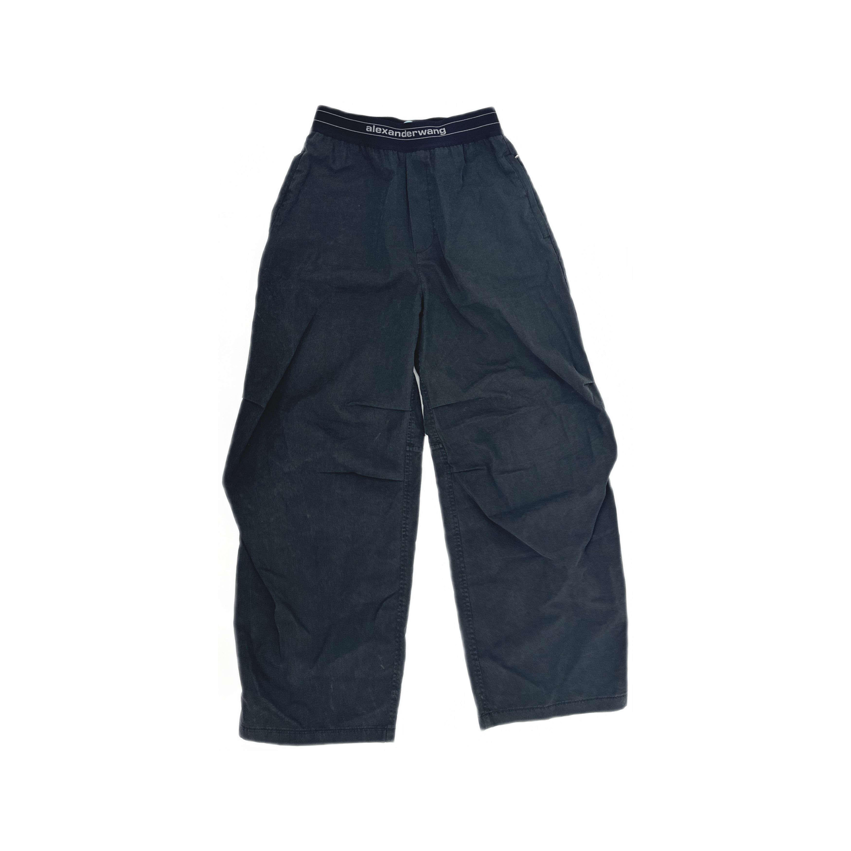 Alexander Wang Alexander Wang Logo Waistband Pleated Pants Size XS Size 26" / US 2 / IT 38 - 1 Thumbnail