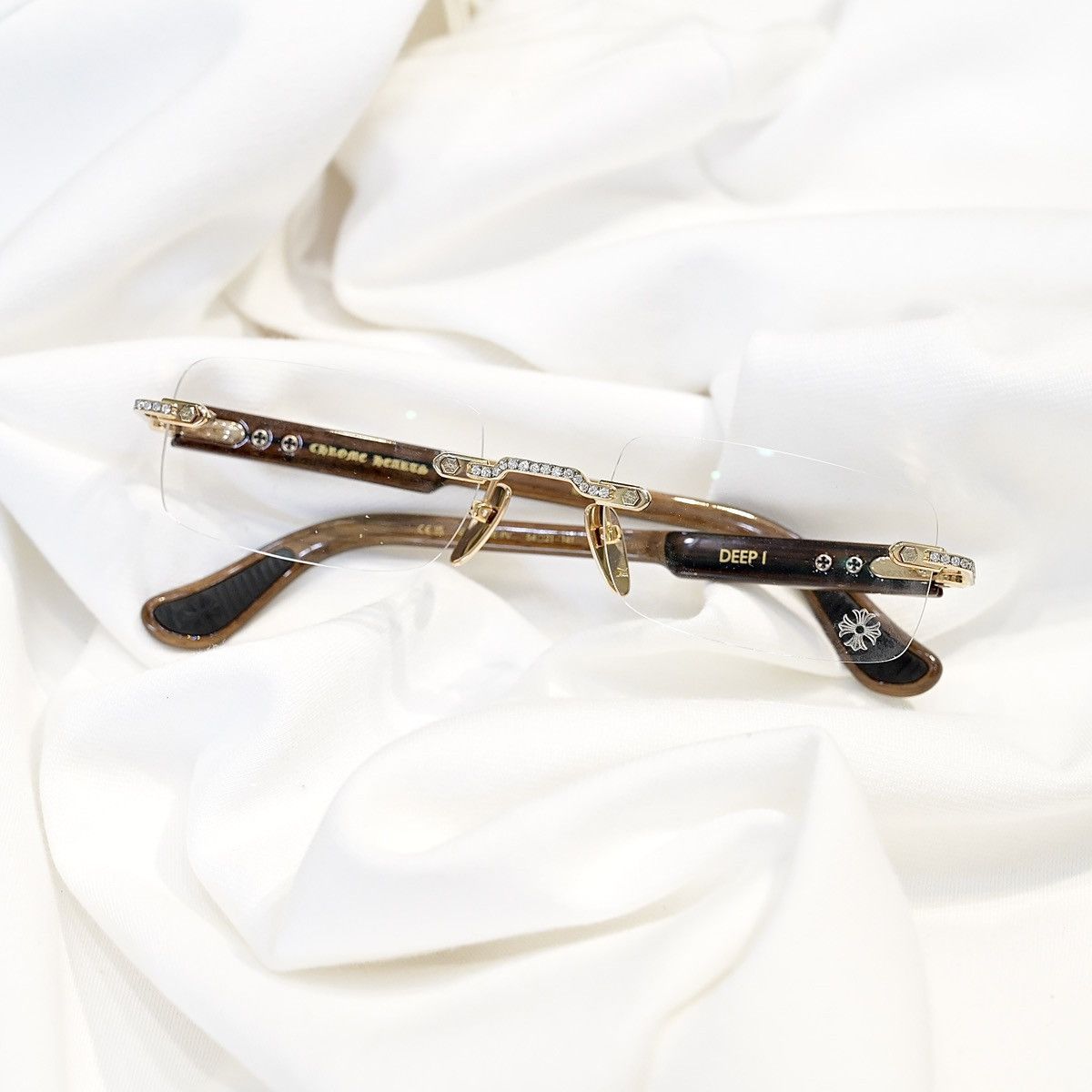 Chrome Hearts CHROME HEARTS DEEP I GP - WEWE - PIANO VARNISH 💎 GLASSES Size ONE SIZE - 1 Thumbnail