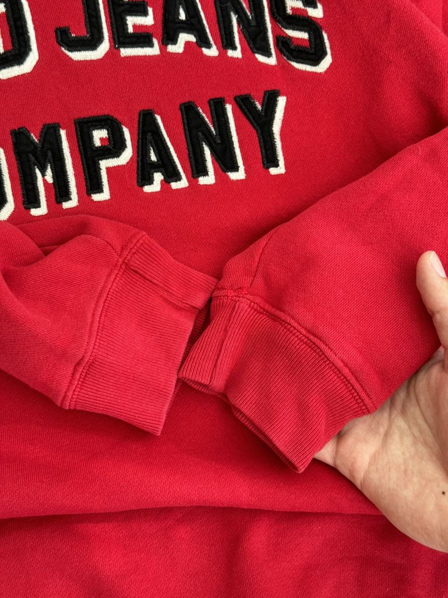Polo Ralph Lauren × Vintage Vintage Polo Ralph Lauren jeans big logo faded sweatshirt Size US L / EU 52-54 / 3 - 8 Thumbnail