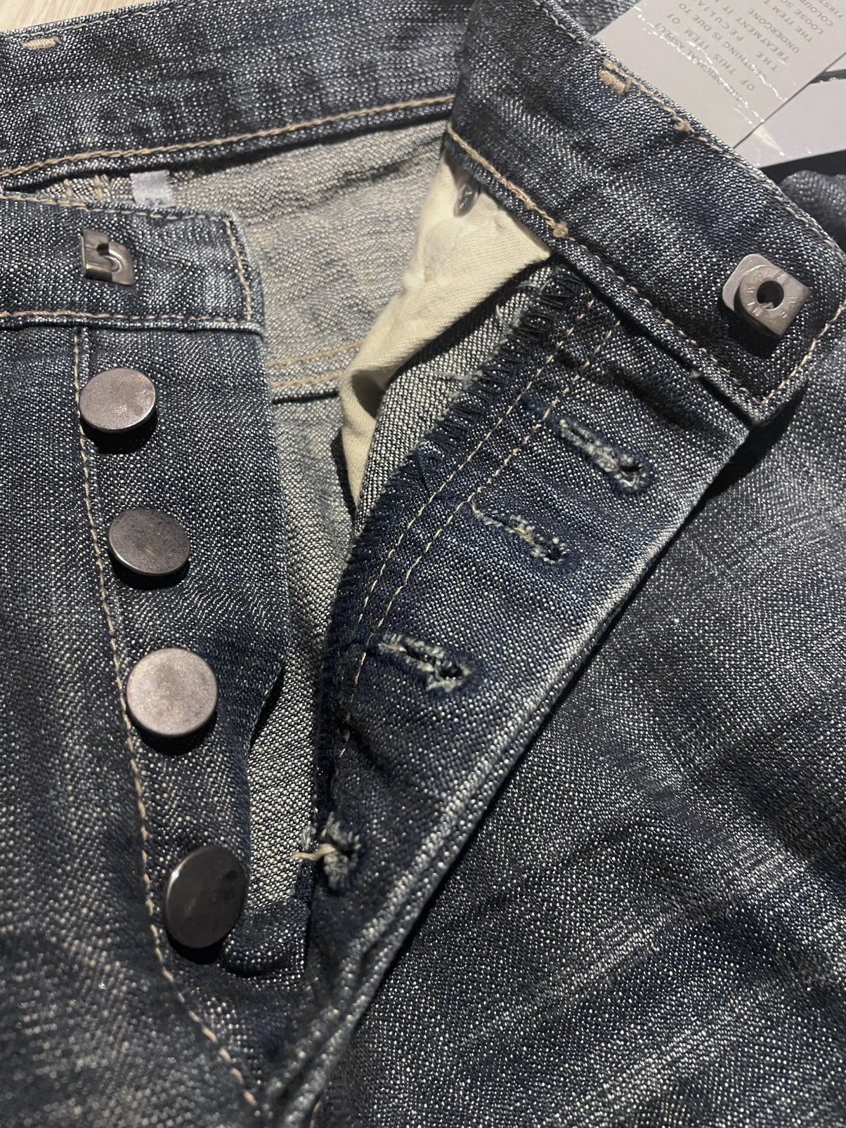 Dior × Hedi Slimane GRAIL SS05 DEADSTOCK MIJ GLITTER SLUB SKINNY JEANS Size US 32 / EU 48 - 12 Thumbnail