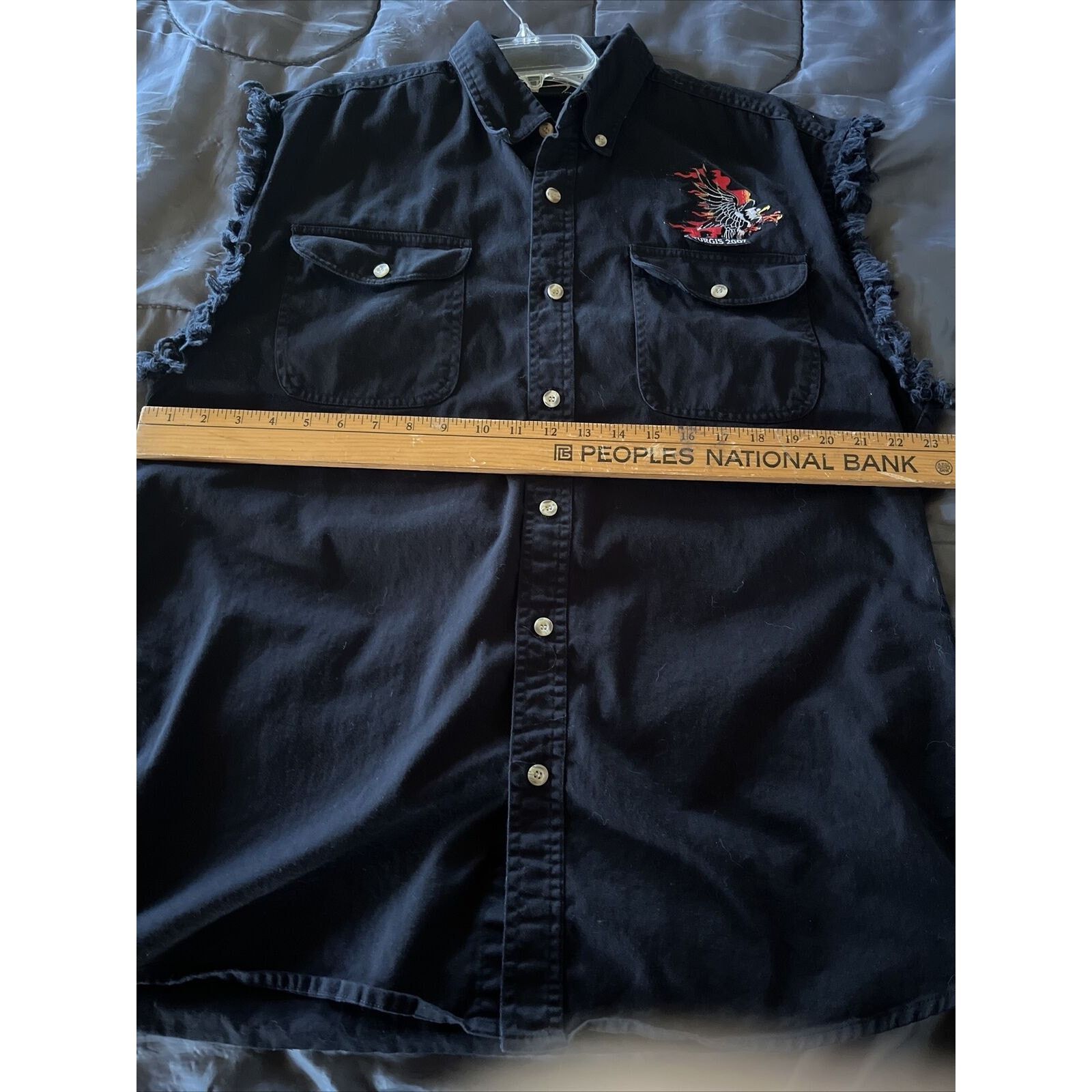 Other Sturgis Bike Week 2007 Men’s M Black Sleeveless Cotton Vest Size US M / EU 48-50 / 2 - 11 Thumbnail