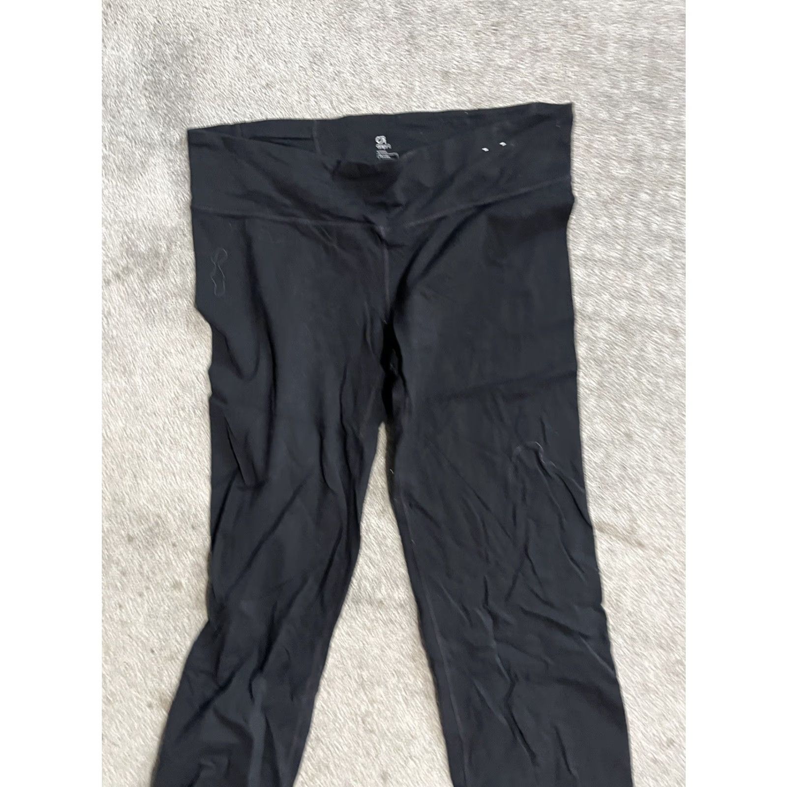 Gap Gap XL Ankle women's black Gapfit Blackout High Rise Bootcut Studio Dance Pants Size 40" / US 18 - 2 Thumbnail