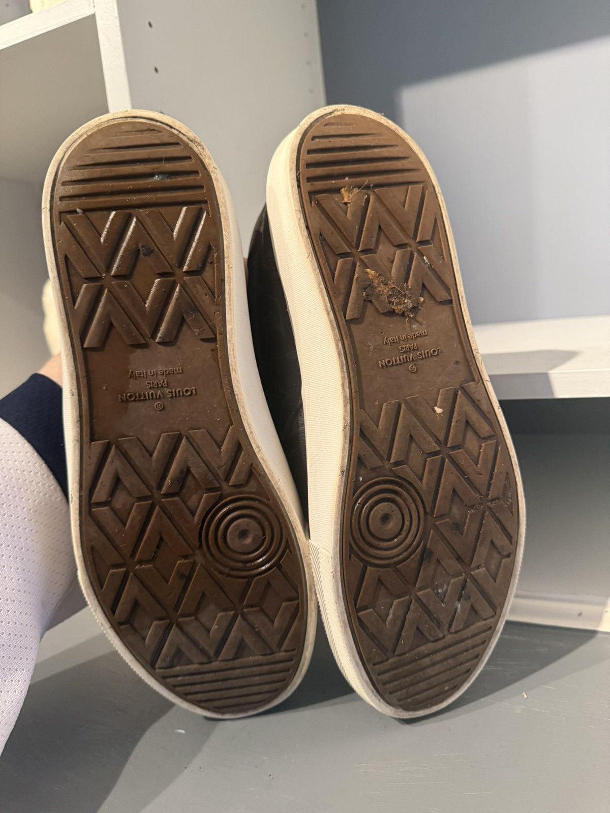 Louis Vuitton Louis Vuitton Trocadero Slip On Sneakers Monogram Eclipse 9 Size US 9 / EU 42 - 7 Thumbnail