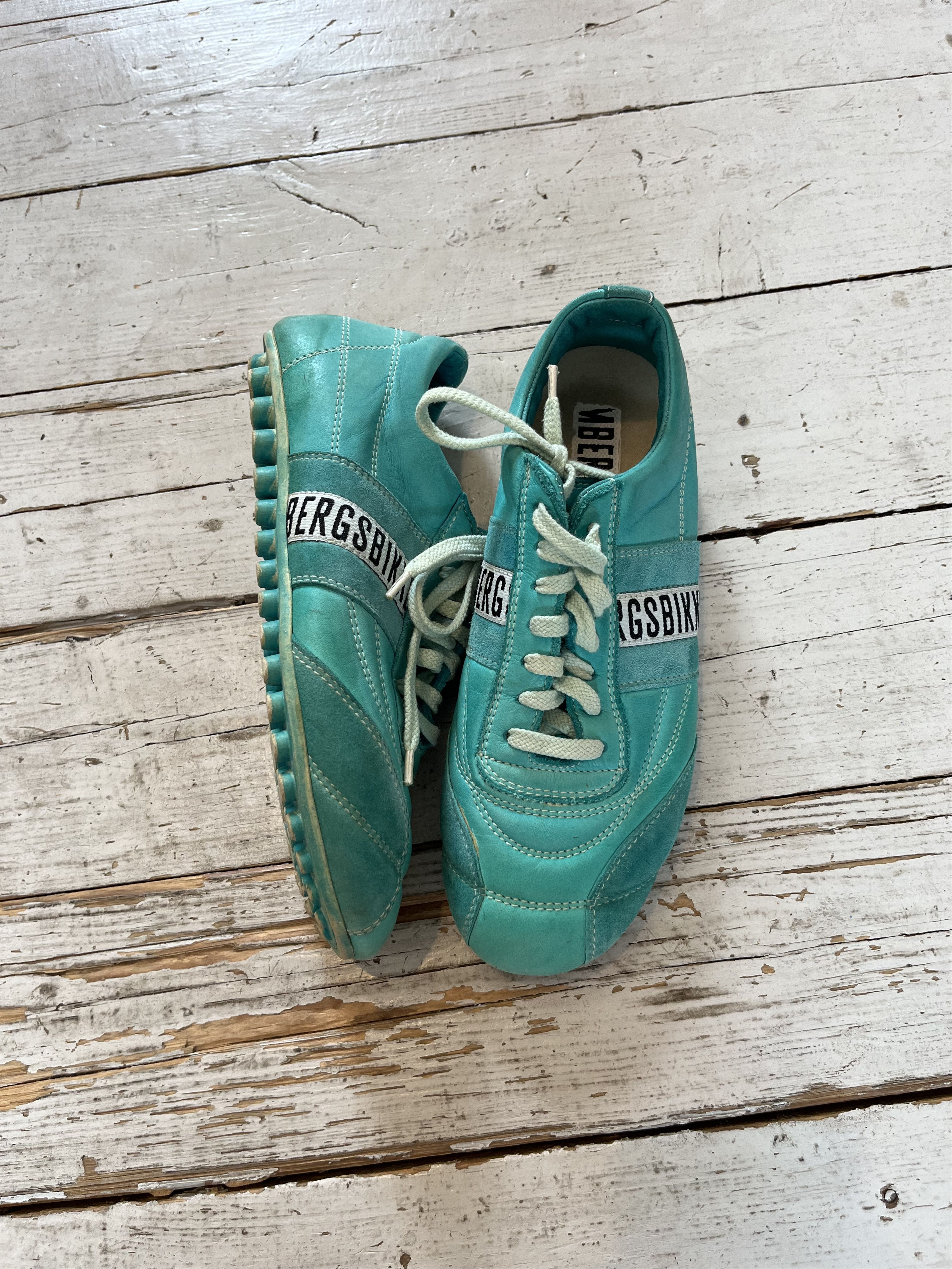 Designer × Dirk Bikkembergs Vintage Dirk Bikkembergs 106 Track&Field Low Top Sneakers Size US 5.5 / EU 38 - 3 Thumbnail