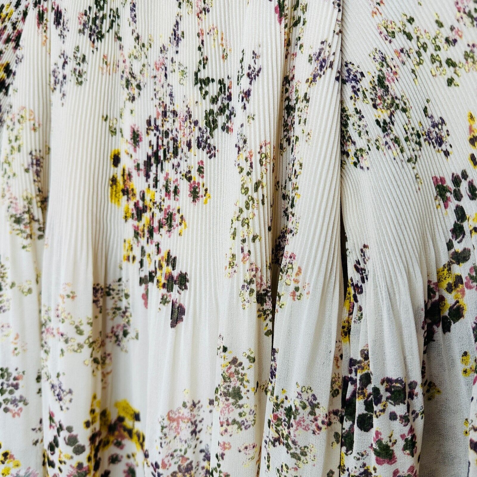 Aritzia Aritzia Wilfred Talence Cream Multi Floral Off Shoulder Top Size XS / US 0-2 / IT 36-38 - 8 Thumbnail