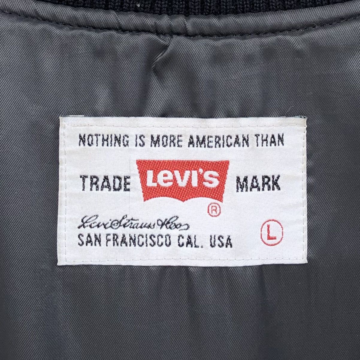 Levi's Vintage 90's Levis Wool Varsity Jacket Size US L / EU 52-54 / 3 - 13 Thumbnail