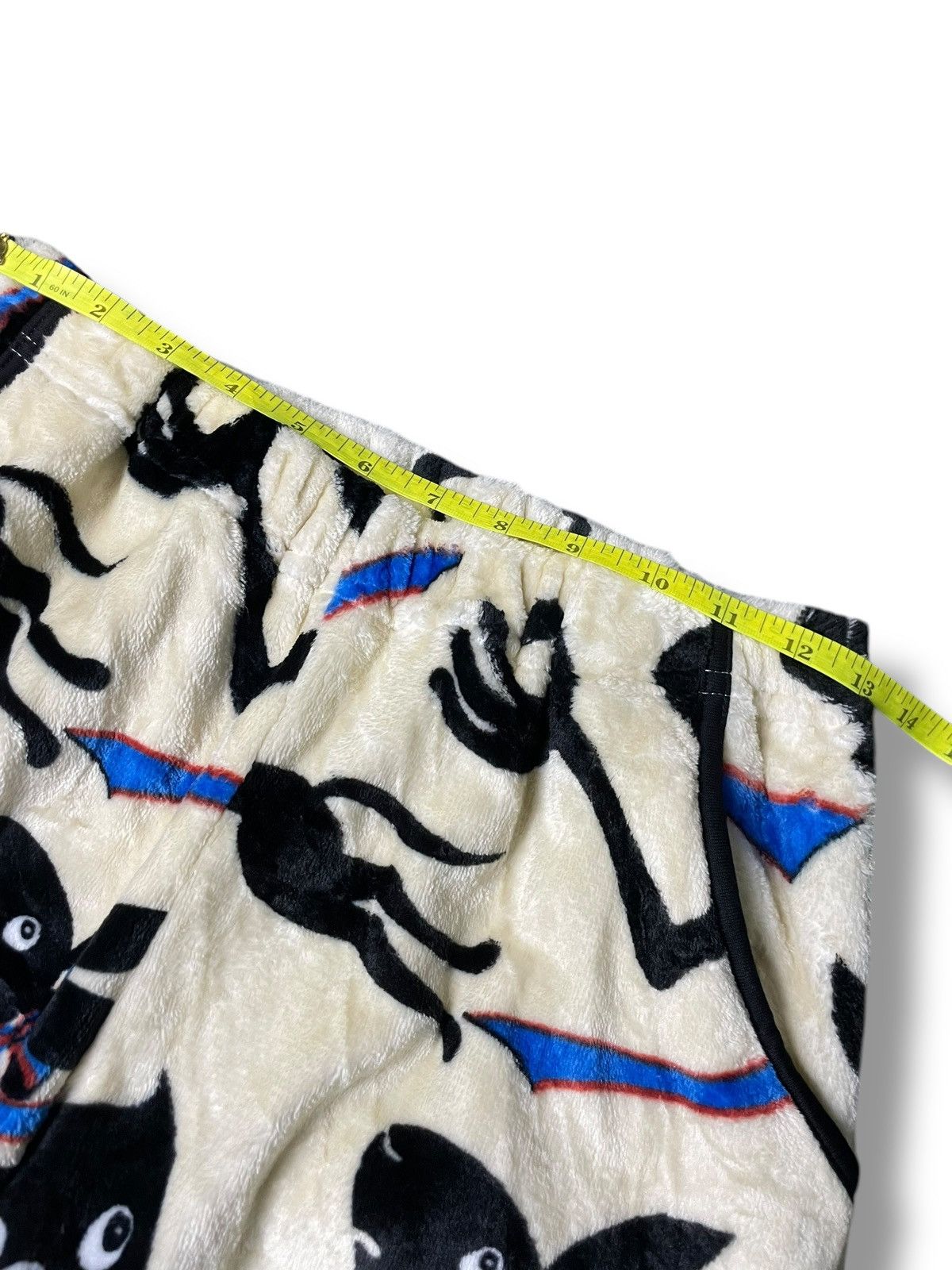 Japanese Brand × Vintage Japanese Brand Monkey Printed Fleece Pants (87) Size US 26 / EU 42 - 5 Thumbnail