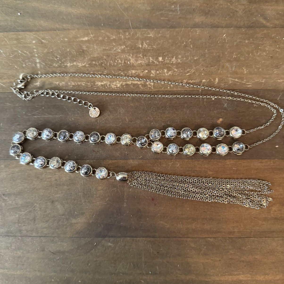Other Lydell NYC gold tone mixed crystal Y tassel necklace Size ONE SIZE - 9 Thumbnail