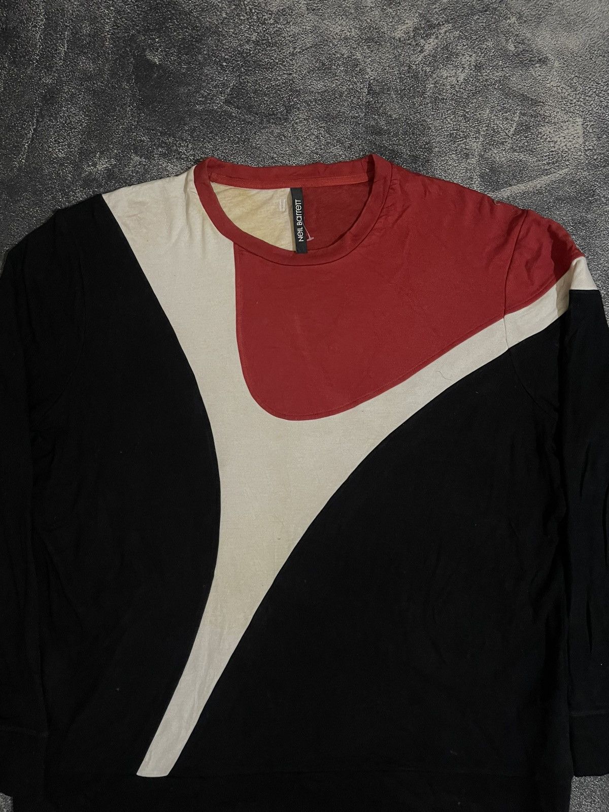 Neil Barrett ⏰NEED GONE⏰Neil Barrett Geometric Sweatshirt Crewneck Size US L / EU 52-54 / 3 - 3 Thumbnail