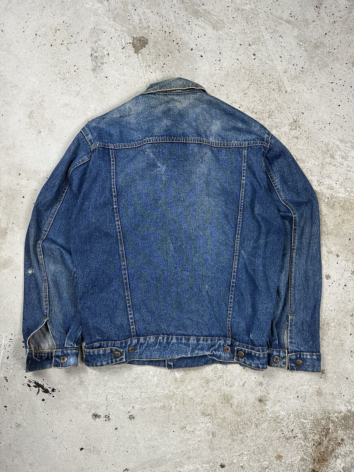 Vintage × Wrangler Vintage 70/80s Wrangler Denim Trucker Jacket Size US M / EU 48-50 / 2 - 2 Thumbnail