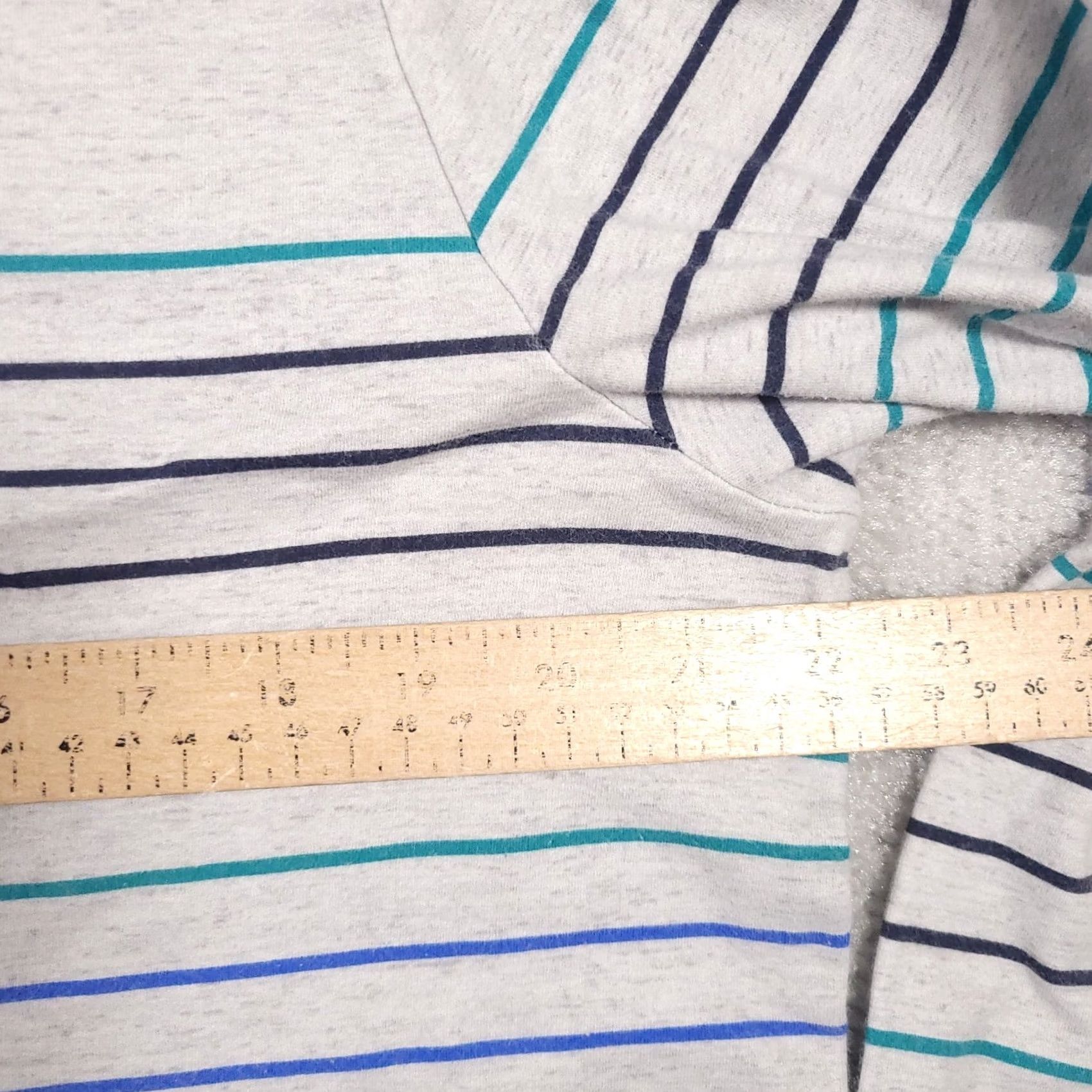 Croft & Barrow Croft & Barrow Classic Tee Shirt Women's 2X Striped Gray Pullover Long Sleeve Size XXL / US 16-18 / IT 52-54 - 6 Thumbnail