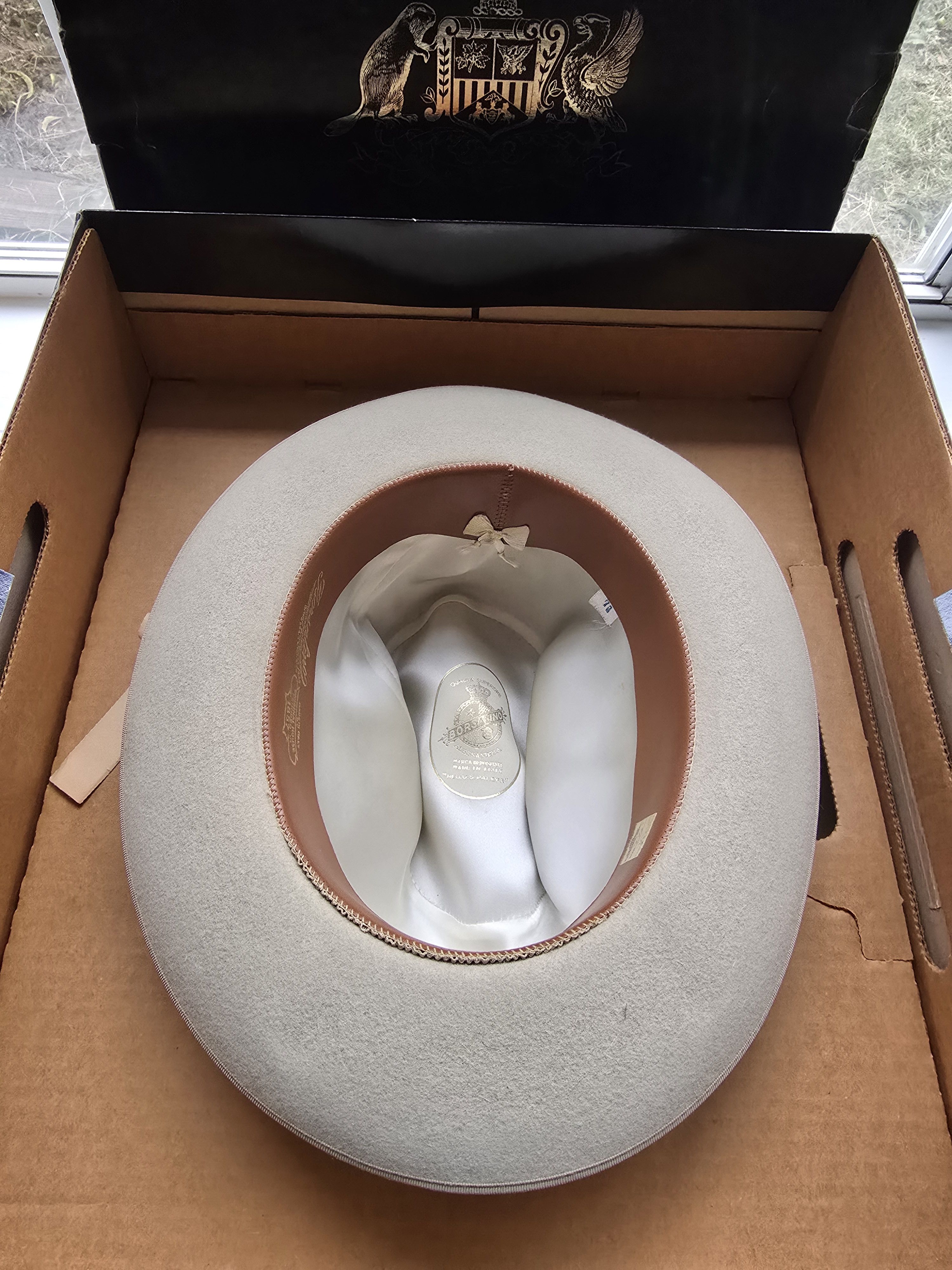 Borsalino Vintage Borsalino Alessandria fedora, 7 1/8, Johnny Depp Size ONE SIZE - 10 Thumbnail