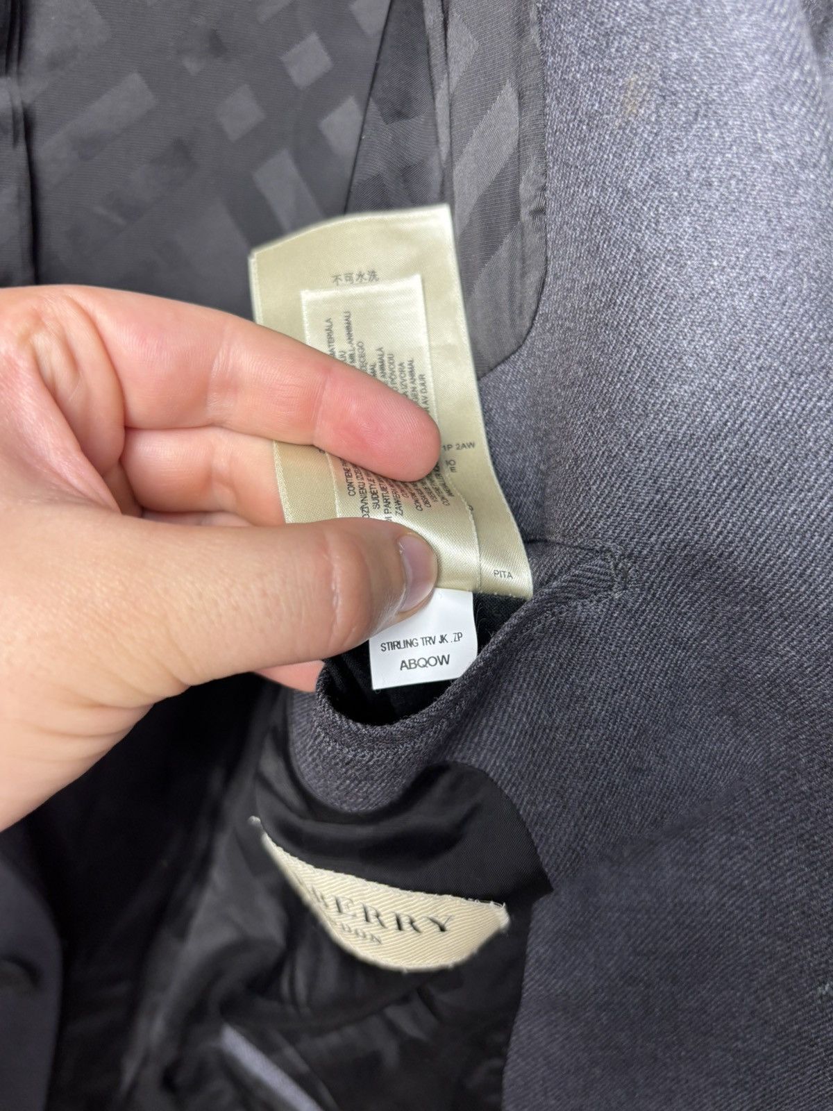 Burberry Burberry London Wool Two Button Blazer Made in Italy Size 46S - 15 Thumbnail