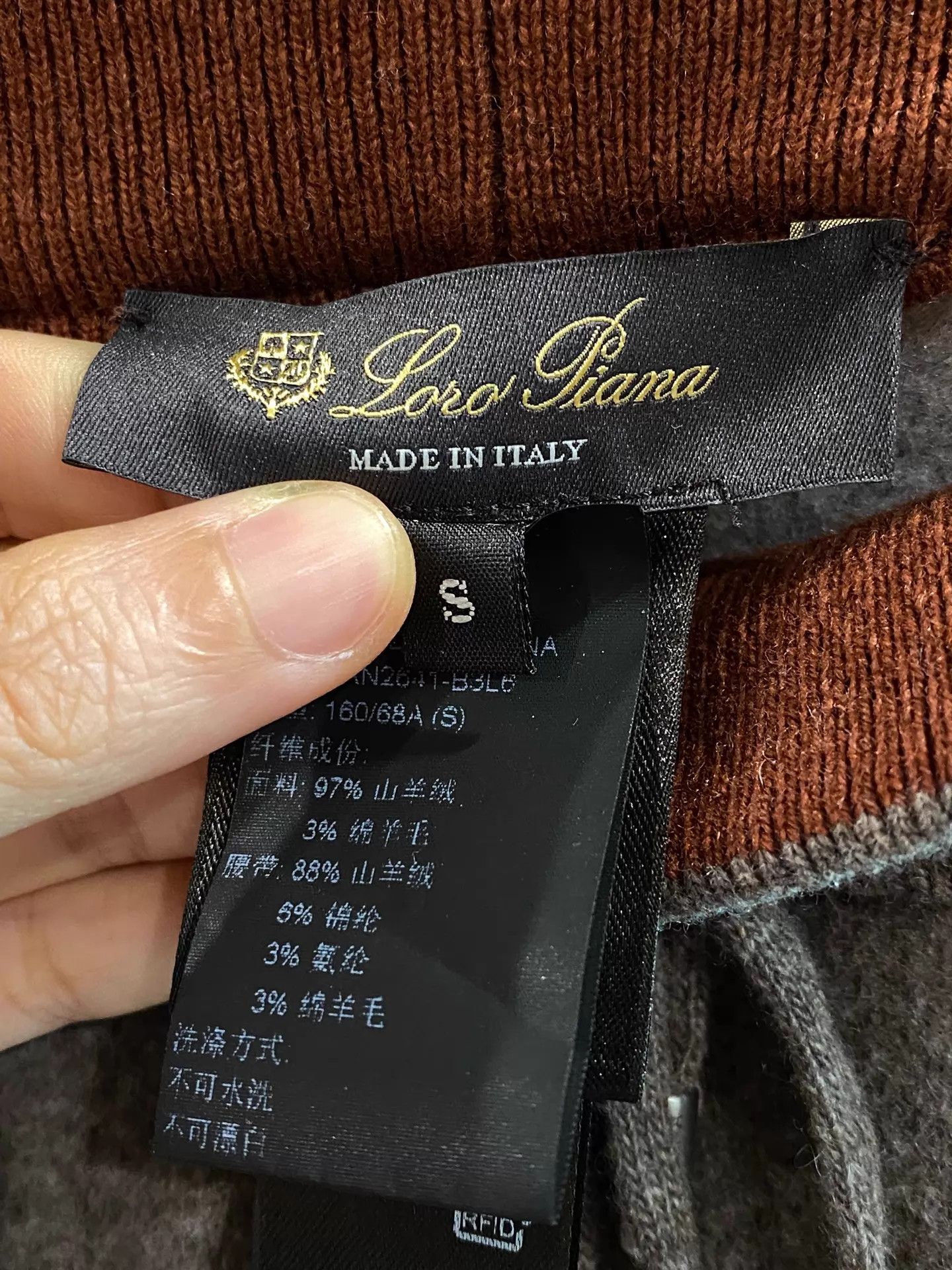 Loro Piana Loro Piana Cashmere Thick Warm S Pants Size 26" / US 2 / IT 38 - 3 Thumbnail