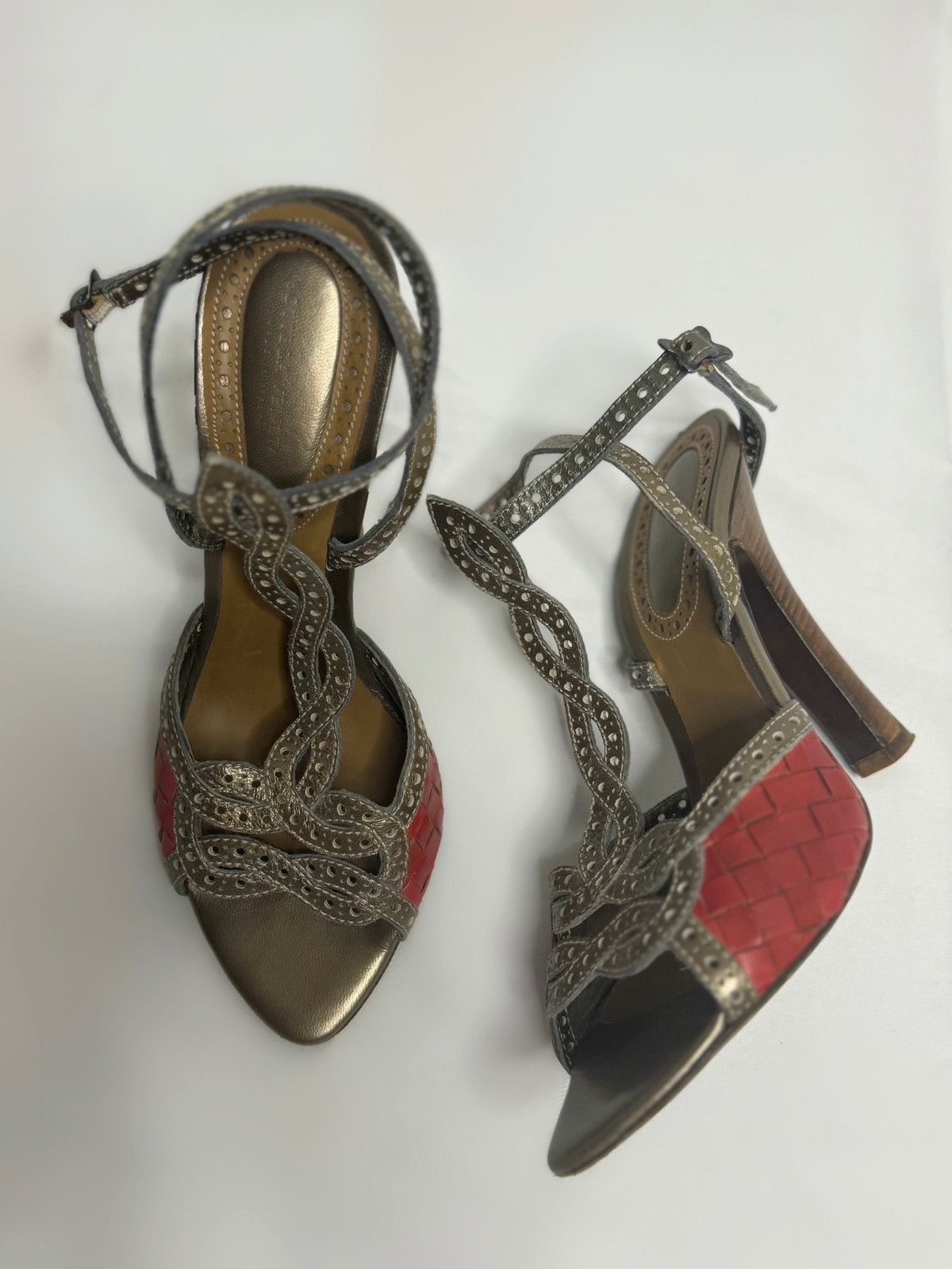 Bottega Veneta × Vintage Vintage Bottega Heels Size US 8 / IT 38 - 2 Thumbnail