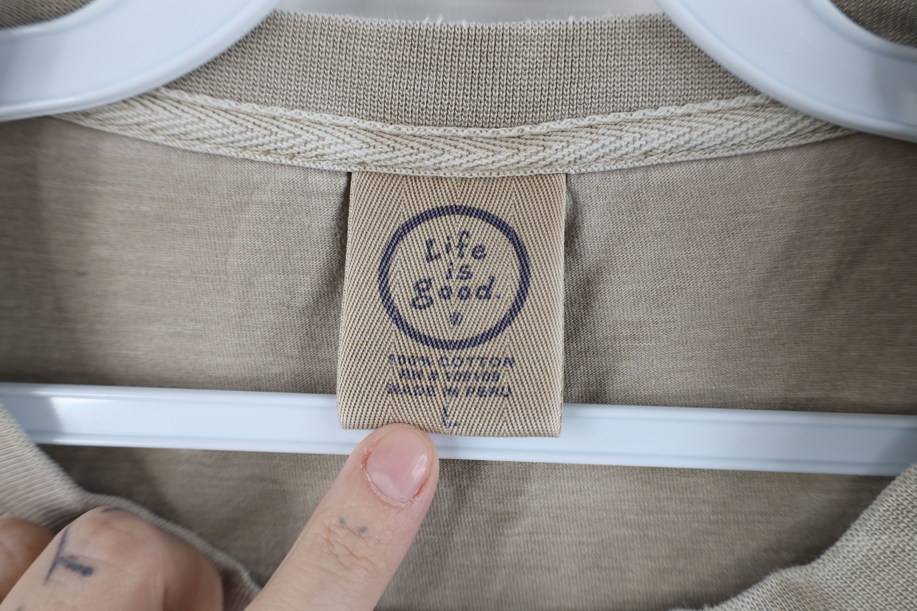 Life is Good Vintage Life Is Good Who Wander Are Lost Long Sleeve T-Shirt Size US L / EU 52-54 / 3 - 11 Thumbnail
