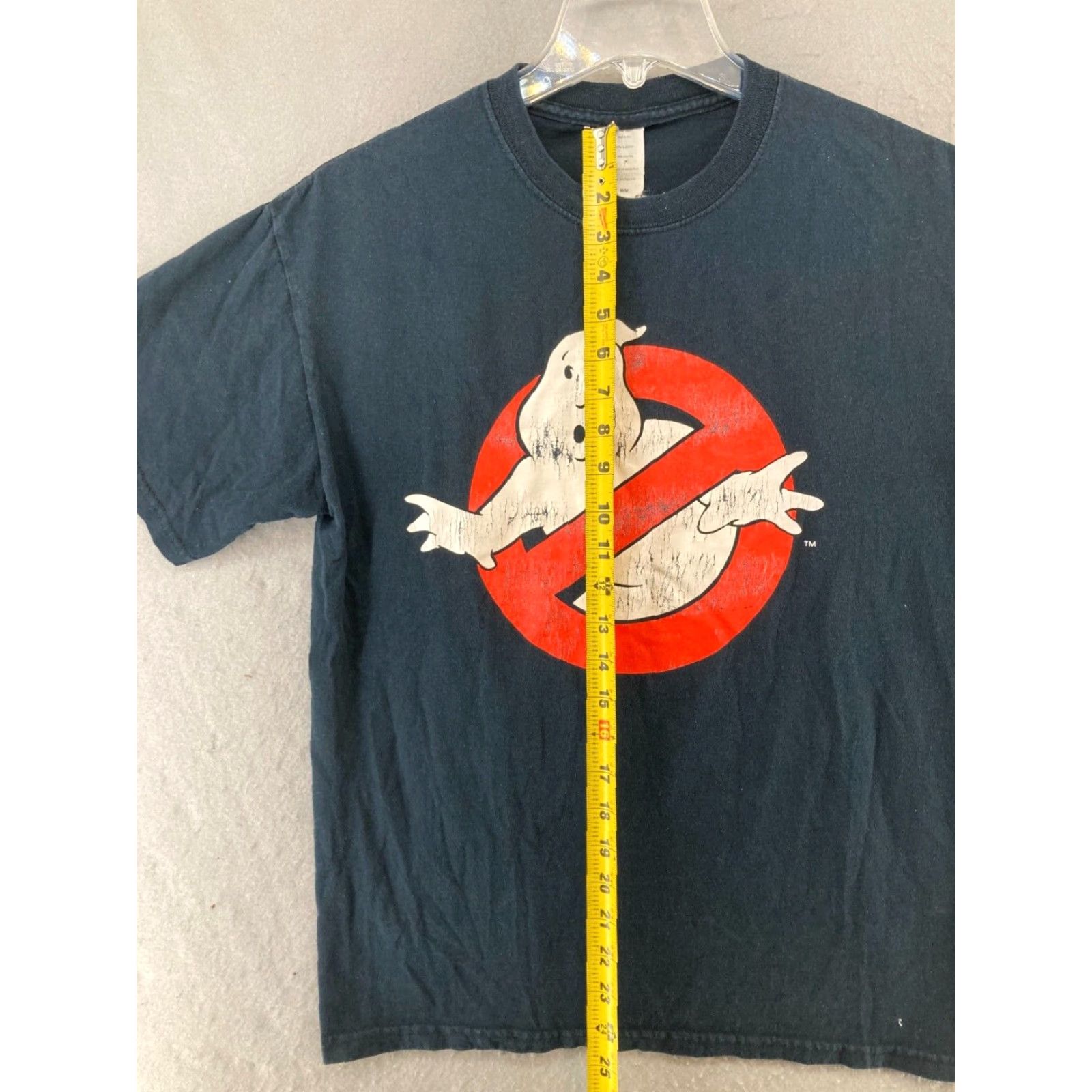 Logo 7 Ghostbusters Shirt M Adult Black Logo Tee Size US M / EU 48-50 / 2 - 3 Thumbnail