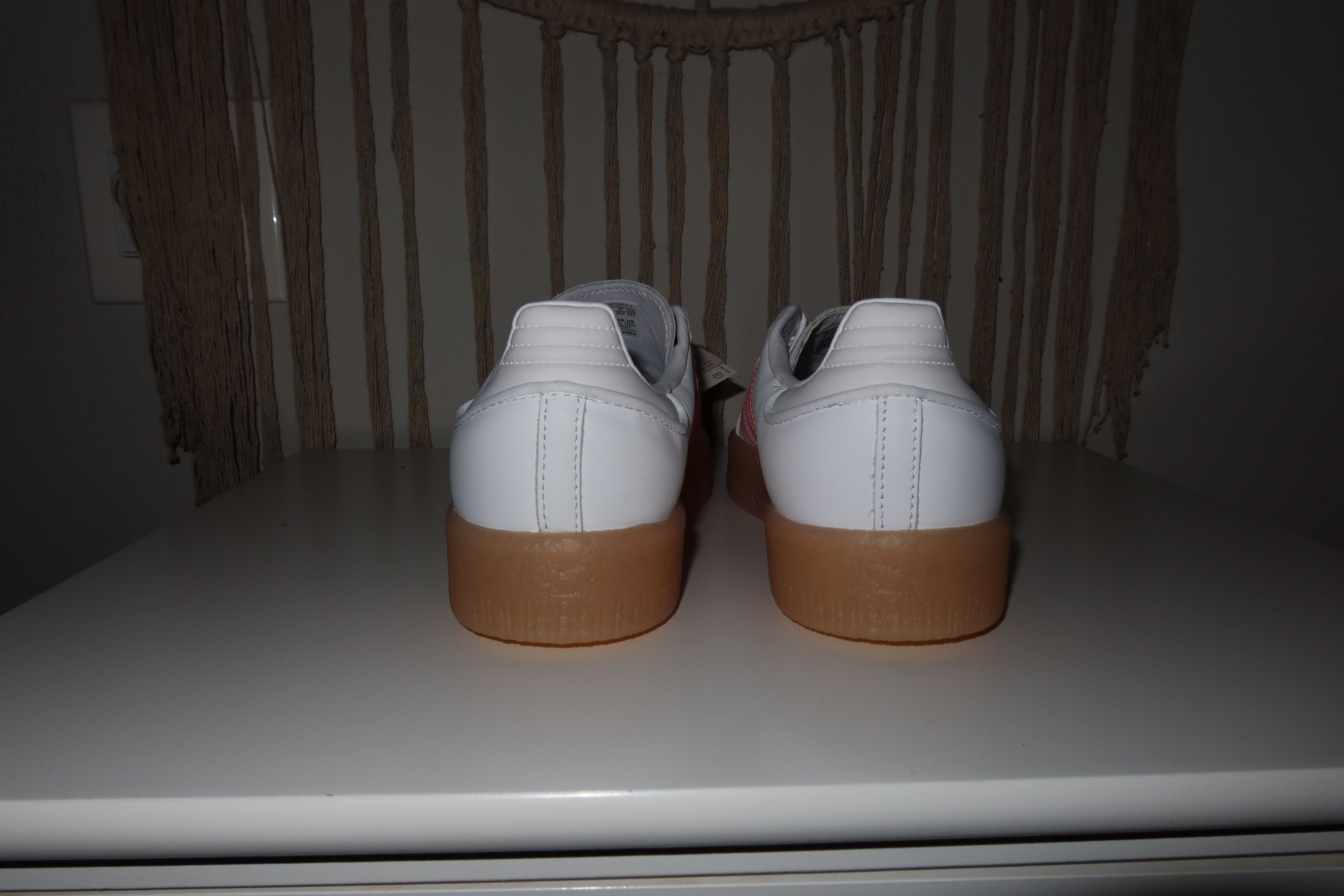 Adidas Adidas Sambae Cloud White / Sandy Pink / Semi Flash Red Size US 9 / IT 39 - 6 Thumbnail