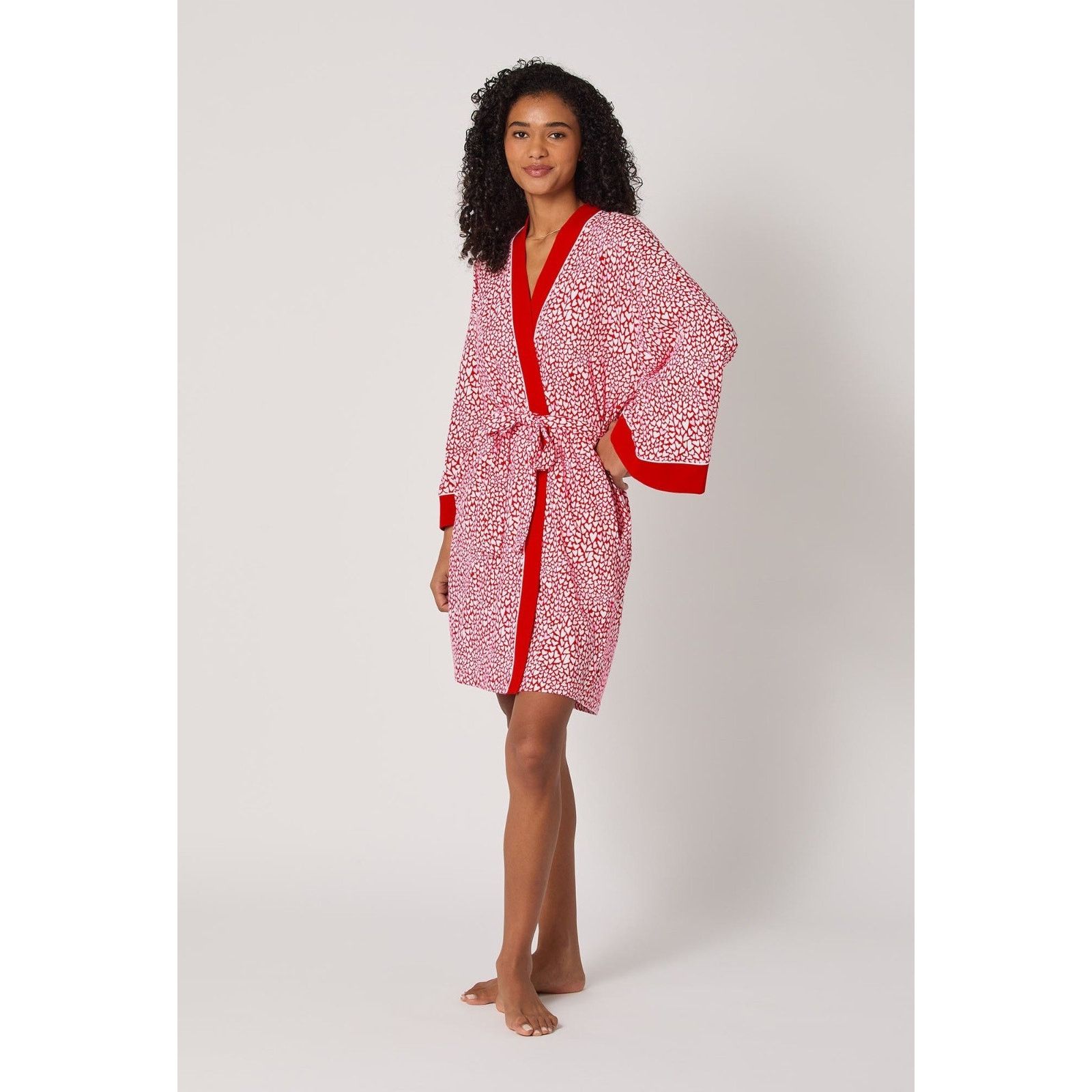 Other BedHead Cotton Blend Wrap Robe -Bursting With Love $108 L/XL Size L / US 10 / IT 46 - 2 Thumbnail