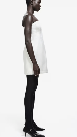 H&M Bandeau Mini Dress Size S / US 4 / IT 40 - 4 Thumbnail