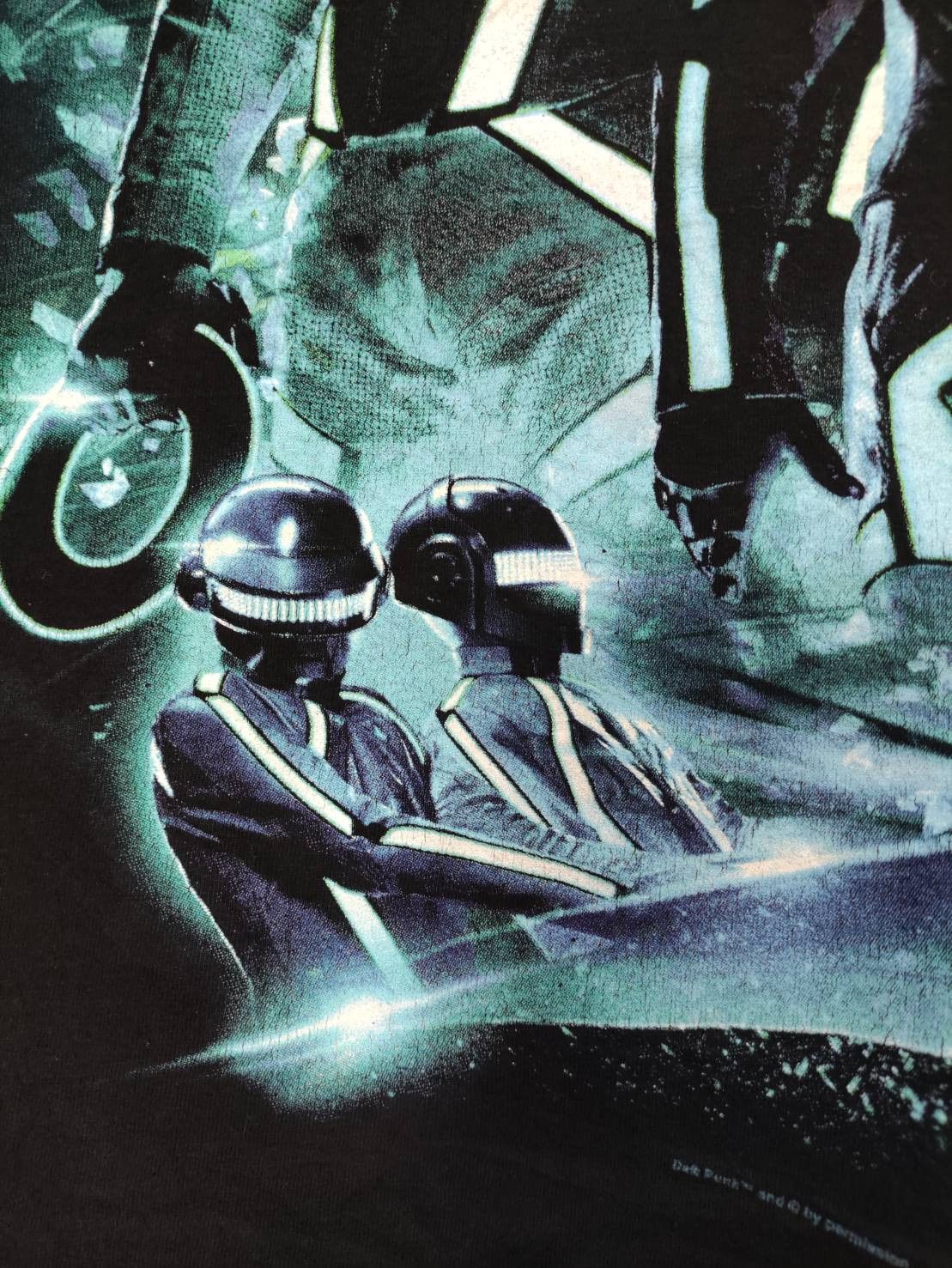 Band Tees Daft Punk x Disney " Tron Legacy " Movie Promo T-Shirt Size US M / EU 48-50 / 2 - 7 Thumbnail