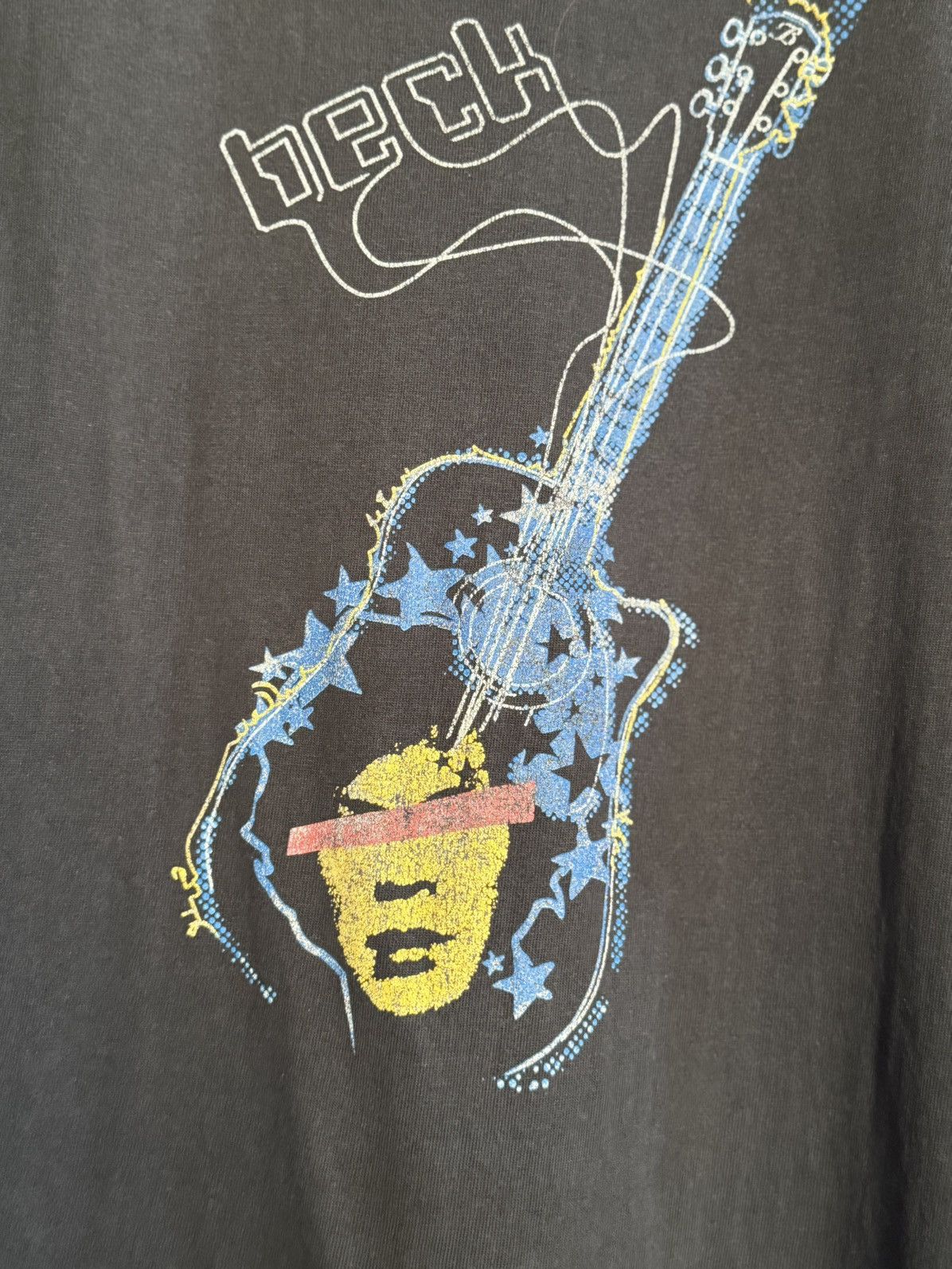 Band Tees × Vintage Thrashed Vintage Beck Band Promo Sun Faded Tee Size US L / EU 52-54 / 3 - 3 Thumbnail