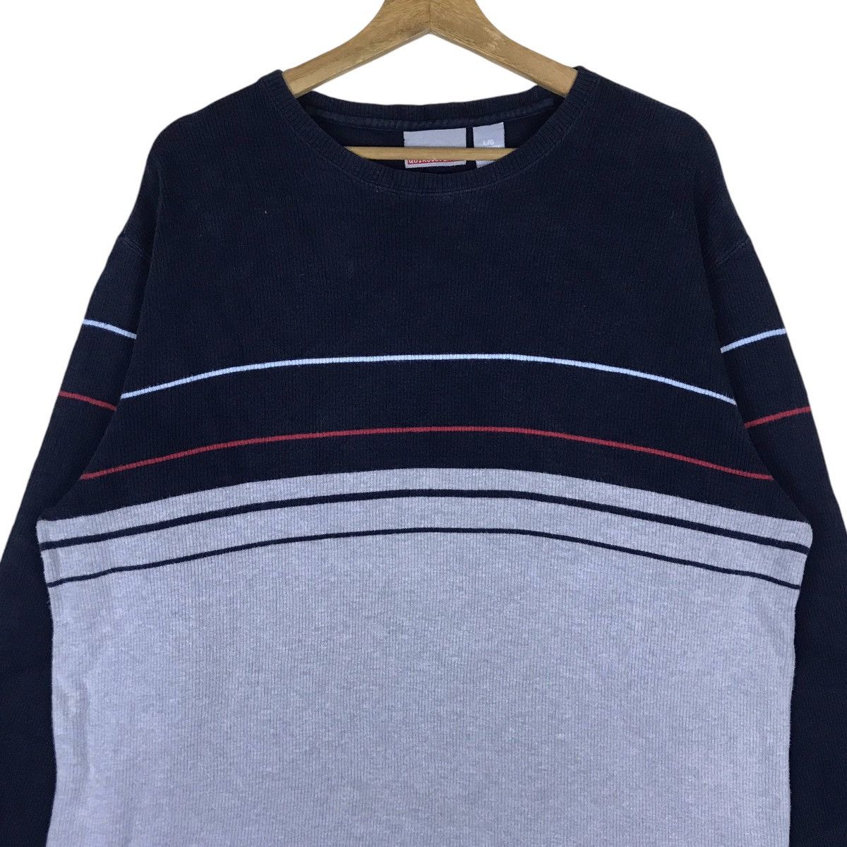 Quiksilver Vintage Quiksilver Two Tone Pullover Jumper Sweatshirt Size US L / EU 52-54 / 3 - 2 Thumbnail