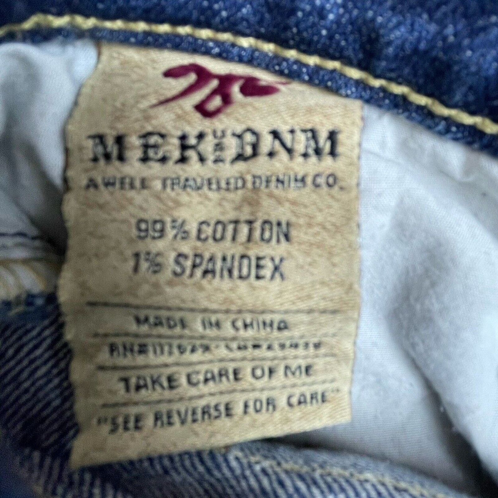 MEK MEK DNM Jeans Womens 26 New York Boot Raw Hem Flap Pockets Size 26" / US 2 / IT 38 - 8 Thumbnail