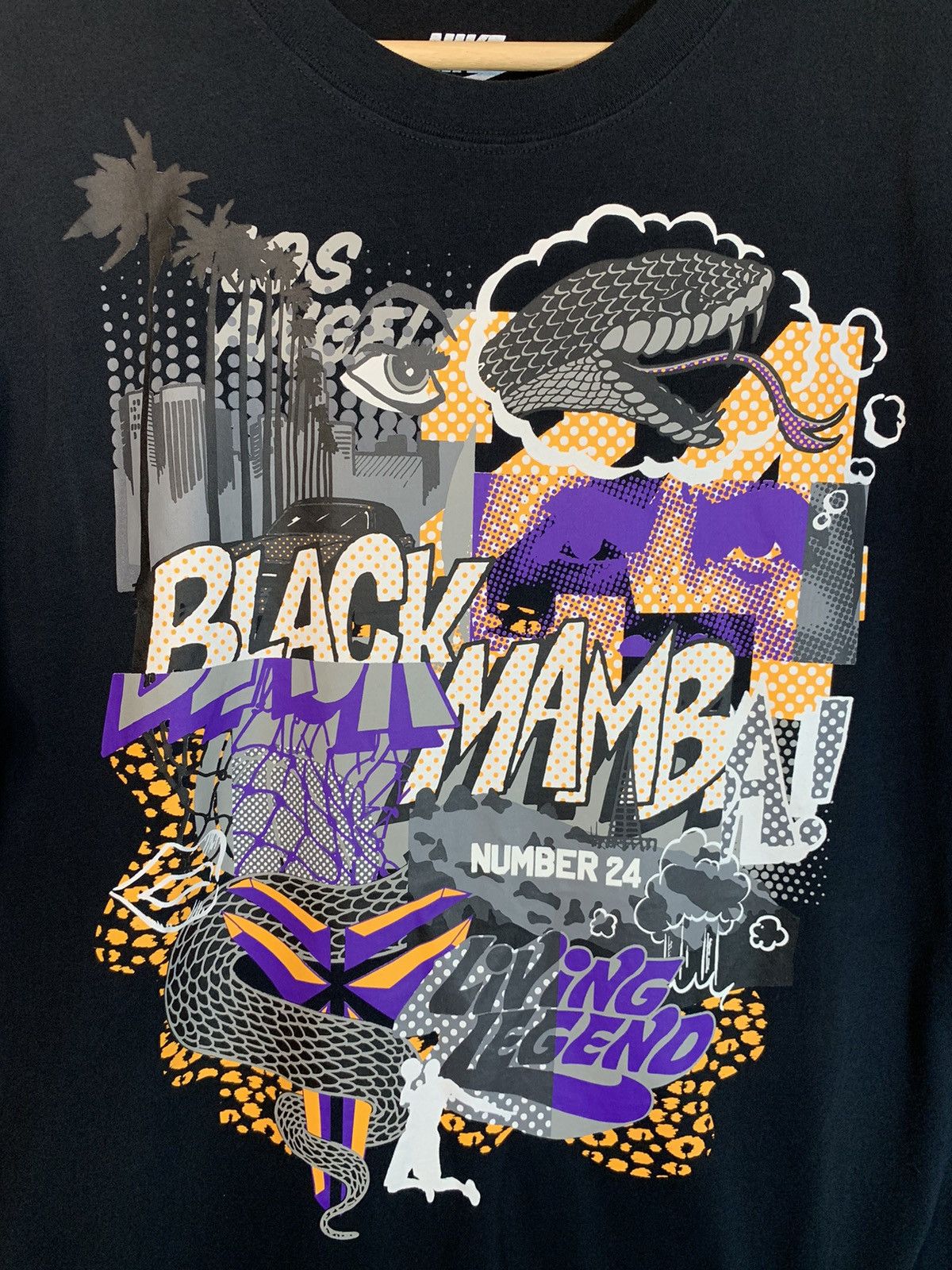 Nike *RARE* Nike x Kobe Bryant Black Mamba Living Legend T-Shirt Size US L / EU 52-54 / 3 - 2 Thumbnail