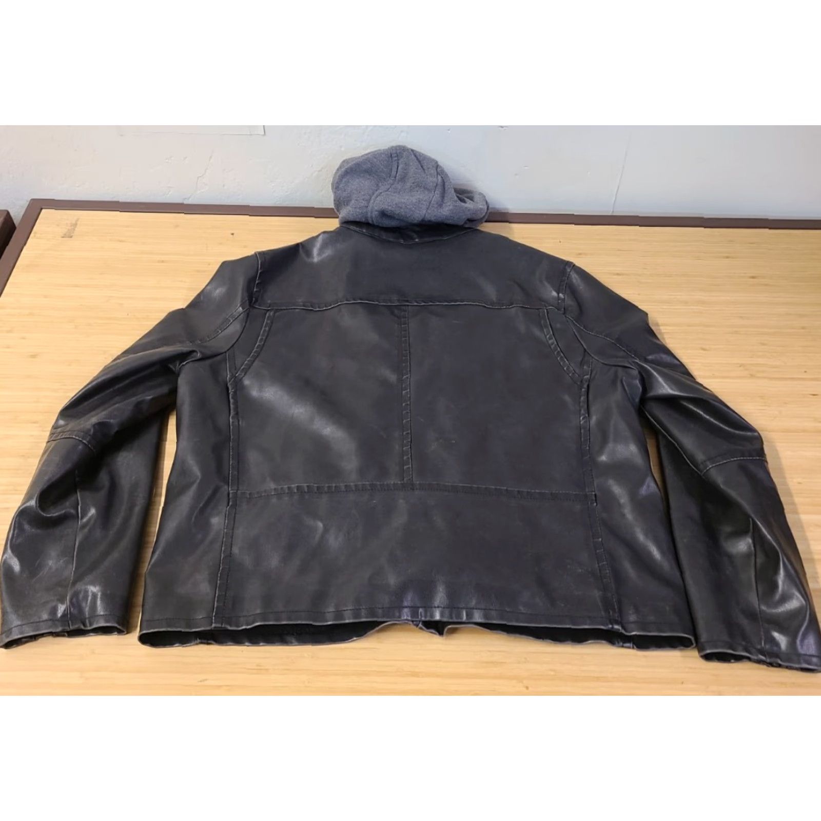 Levi's Levi's Jacket Bomber Men XL Black Hooded Sherpa Lined Trucker Coat Size XL Size US XL / EU 56 / 4 - 6 Thumbnail