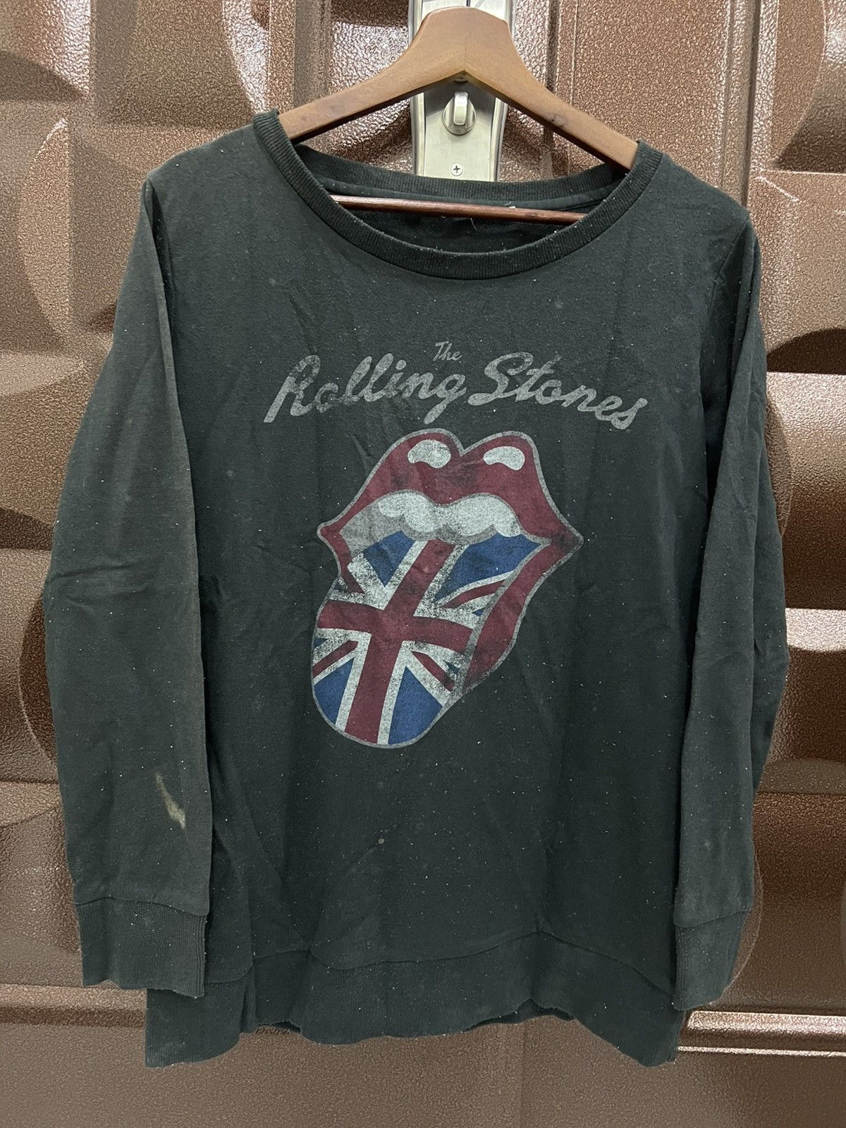 Japanese Brand Rolling Stones Tongue and Lips Long Sleeve Sweatshirt Size US M / EU 48-50 / 2 - 1 Thumbnail