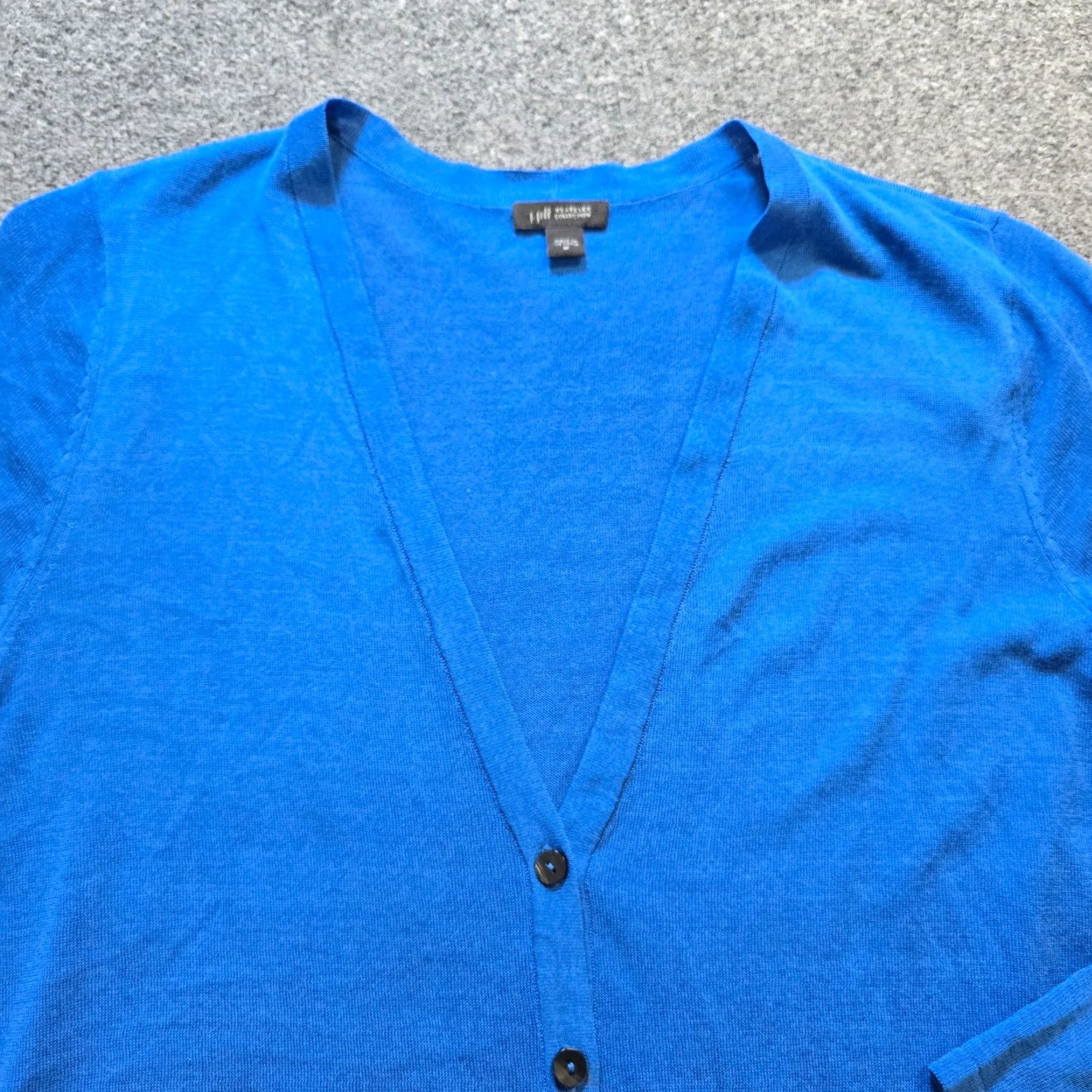 J. Jill J. Jill Cardigan Womens Medium Blue Wearever Stretch Lightweight Casual Capsule Knit Sweater Size M / US 6-8 / IT 42-44 - 2 Thumbnail