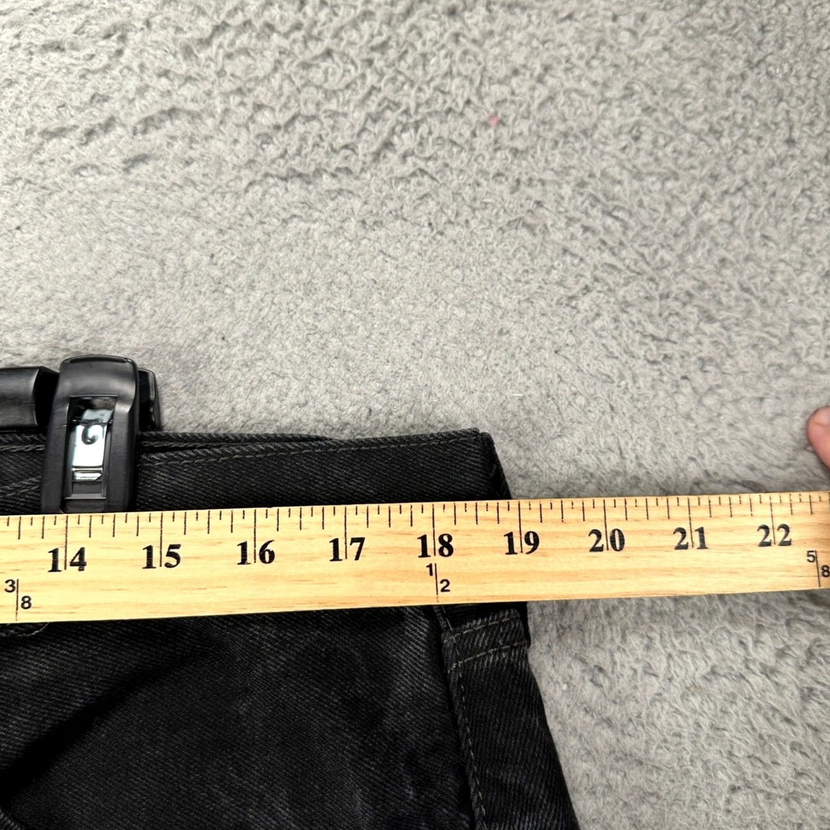 Levi's Levi's 505 Jeans Straight Mens 38X30 Black Dark Wash Red Tab 5 Pockets Denim Size US 38 / EU 54 - 5 Thumbnail