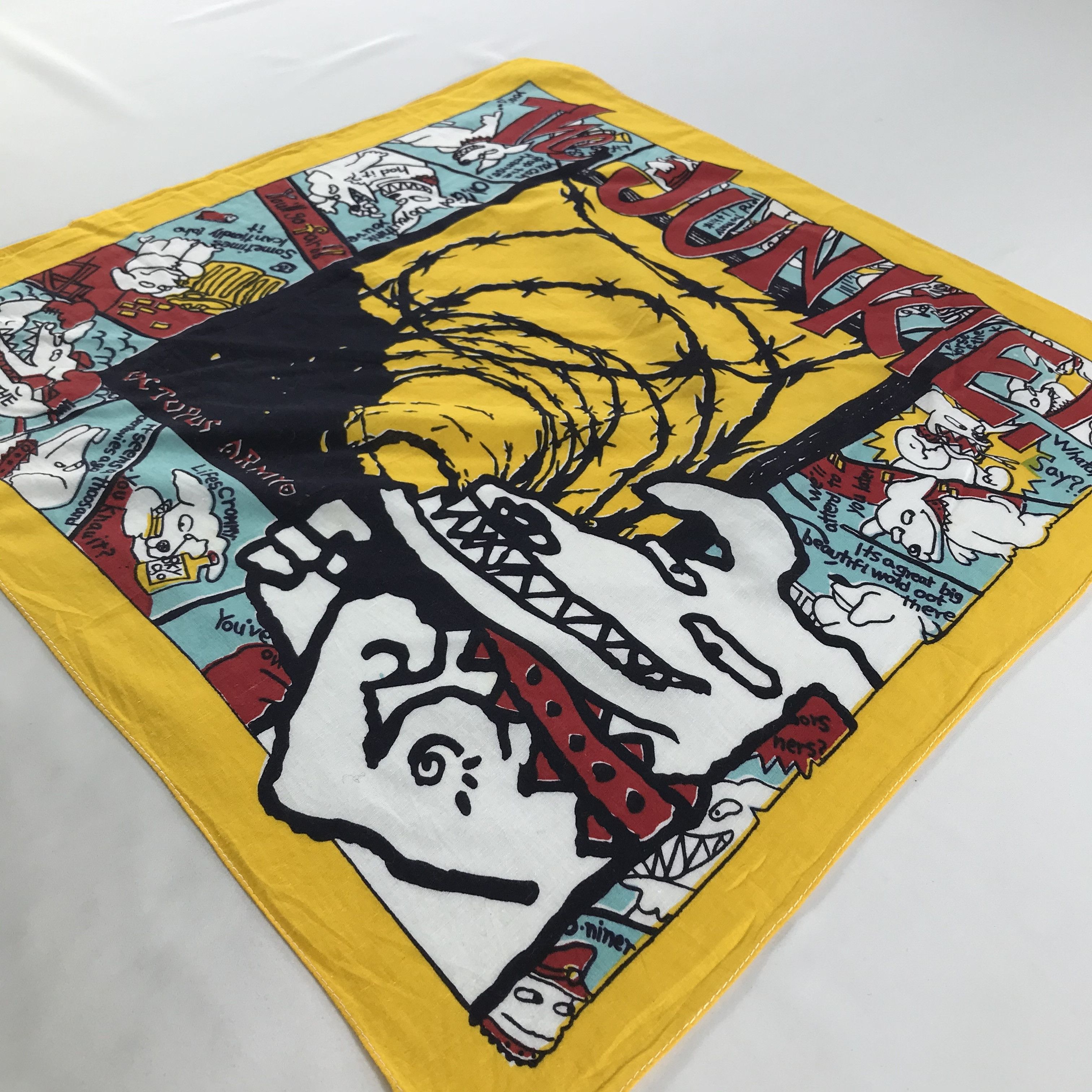 Japanese Brand × Vintage Octopus Army Bandana / Handkerchief / Neckerchief - S1846 Size ONE SIZE - 2 Thumbnail