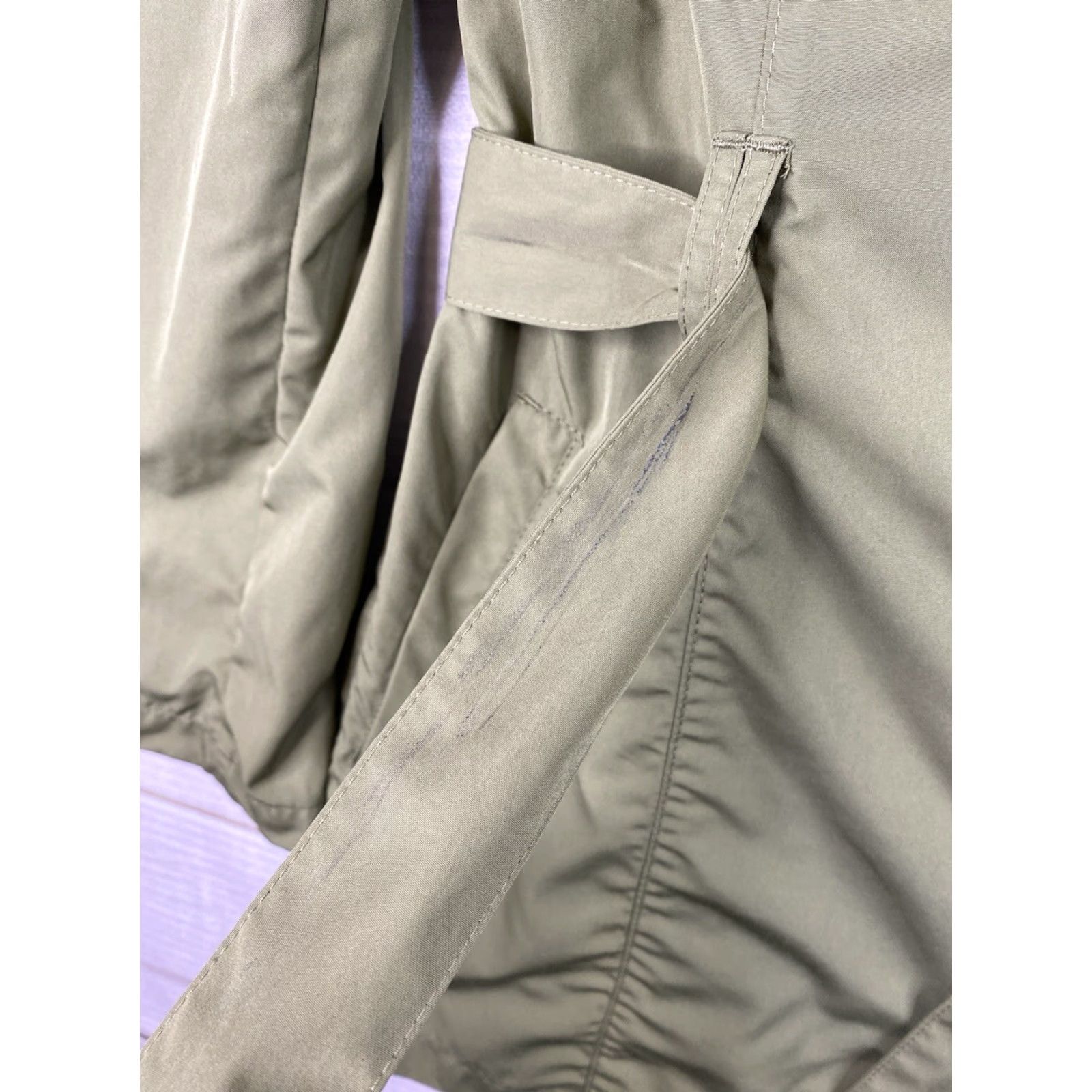 Tommy Bahama Tommy Bahama Womens Jacket Green Windbreaker Hooded Belted Lightweight Full Zip S Womens Size S / US 4 / IT 40 - 4 Thumbnail