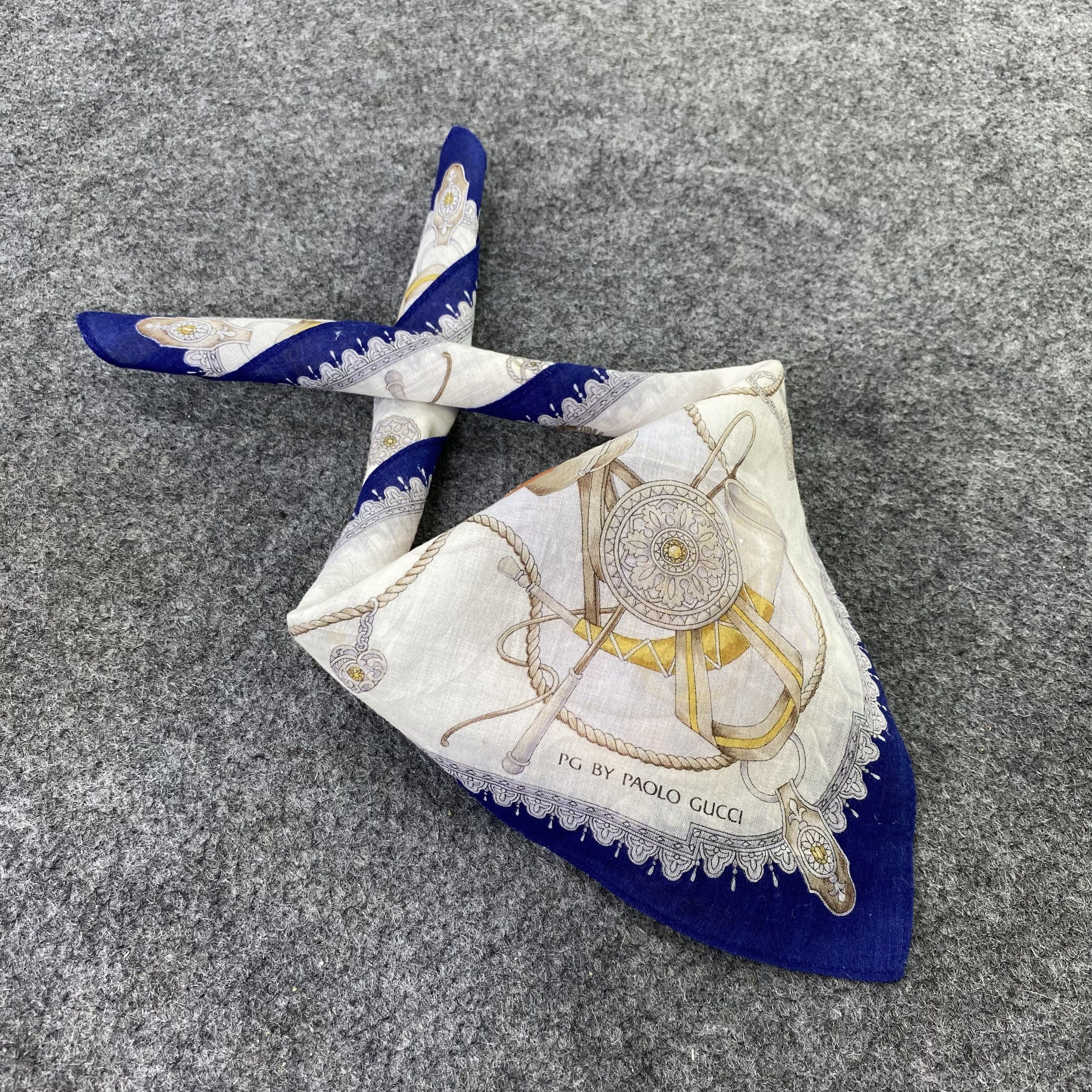 Paolo Gucci Paolo Gucci Handkerchief / Bandana / Neckerchief-B499 Size ONE SIZE - 1 Thumbnail