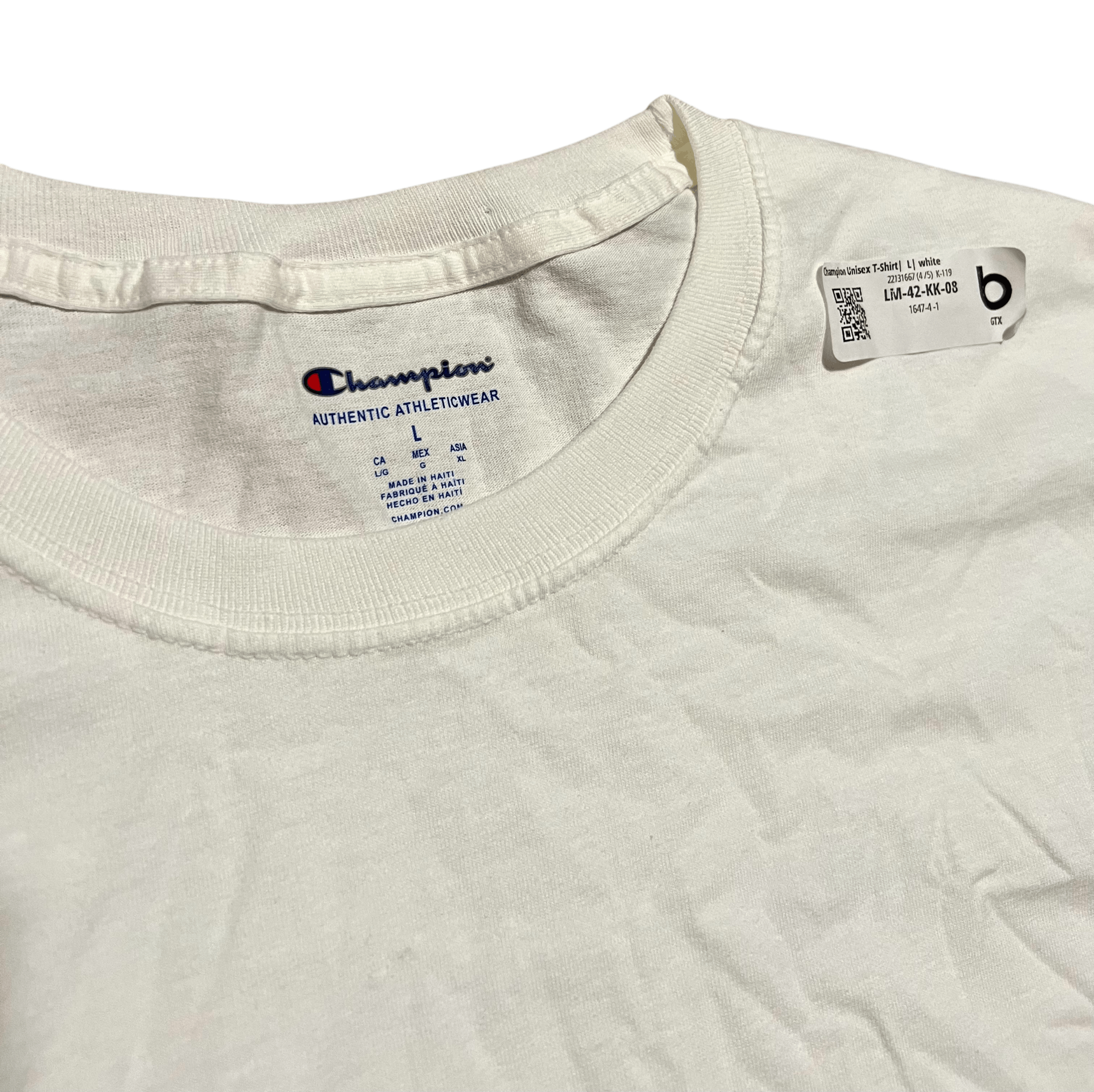 Champion FDR Pabst Blue Ribbon Champion White Graphic T-Shirt Size US L / EU 52-54 / 3 - 3 Thumbnail